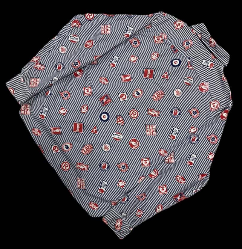 Bape A bathing ape shirts long sleeve size L Size US L / EU 52-54 / 3 - 9 Thumbnail