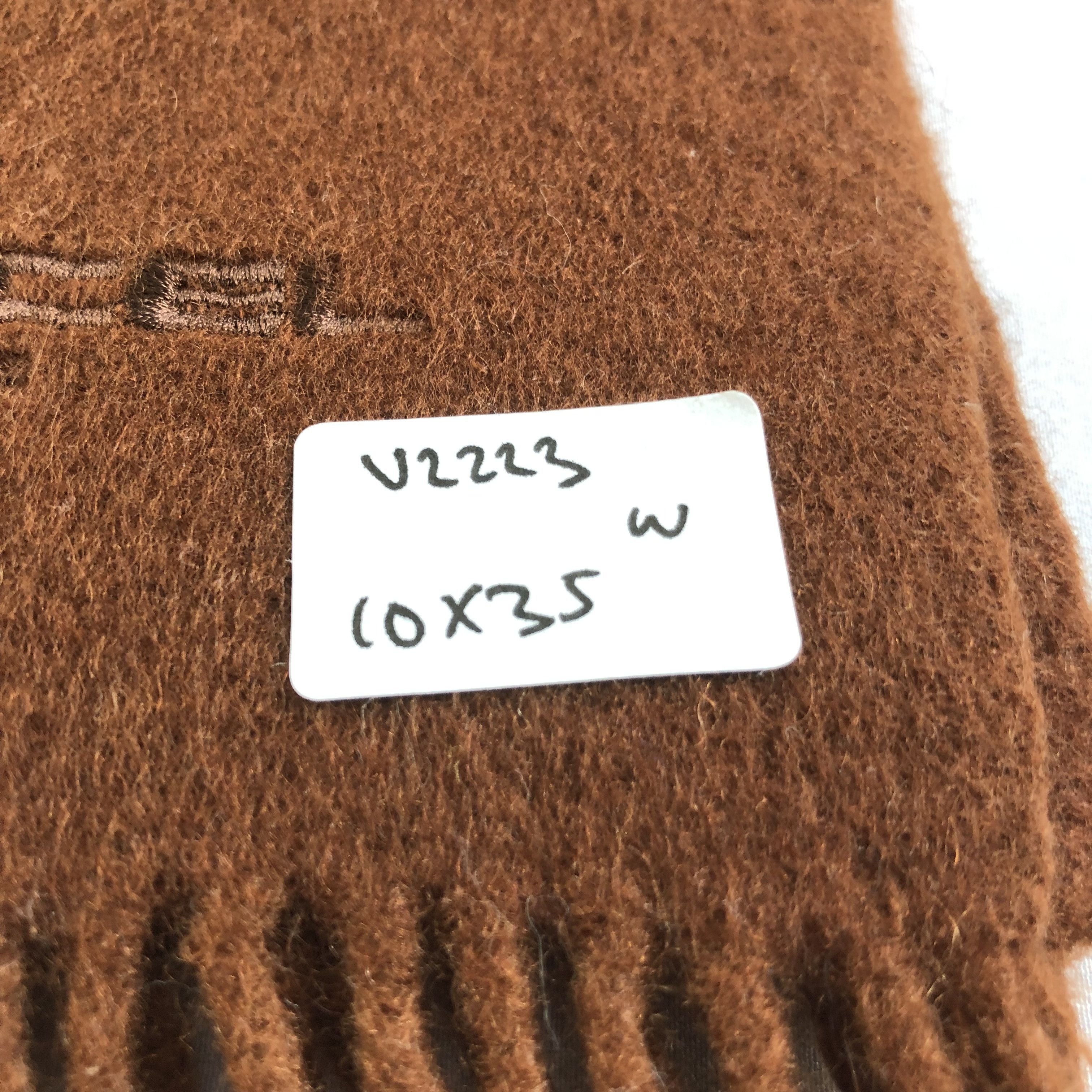 Lancel Lancel Plain Wool Scarf Muffler Neckwear V2223 Size ONE SIZE - 4 Thumbnail