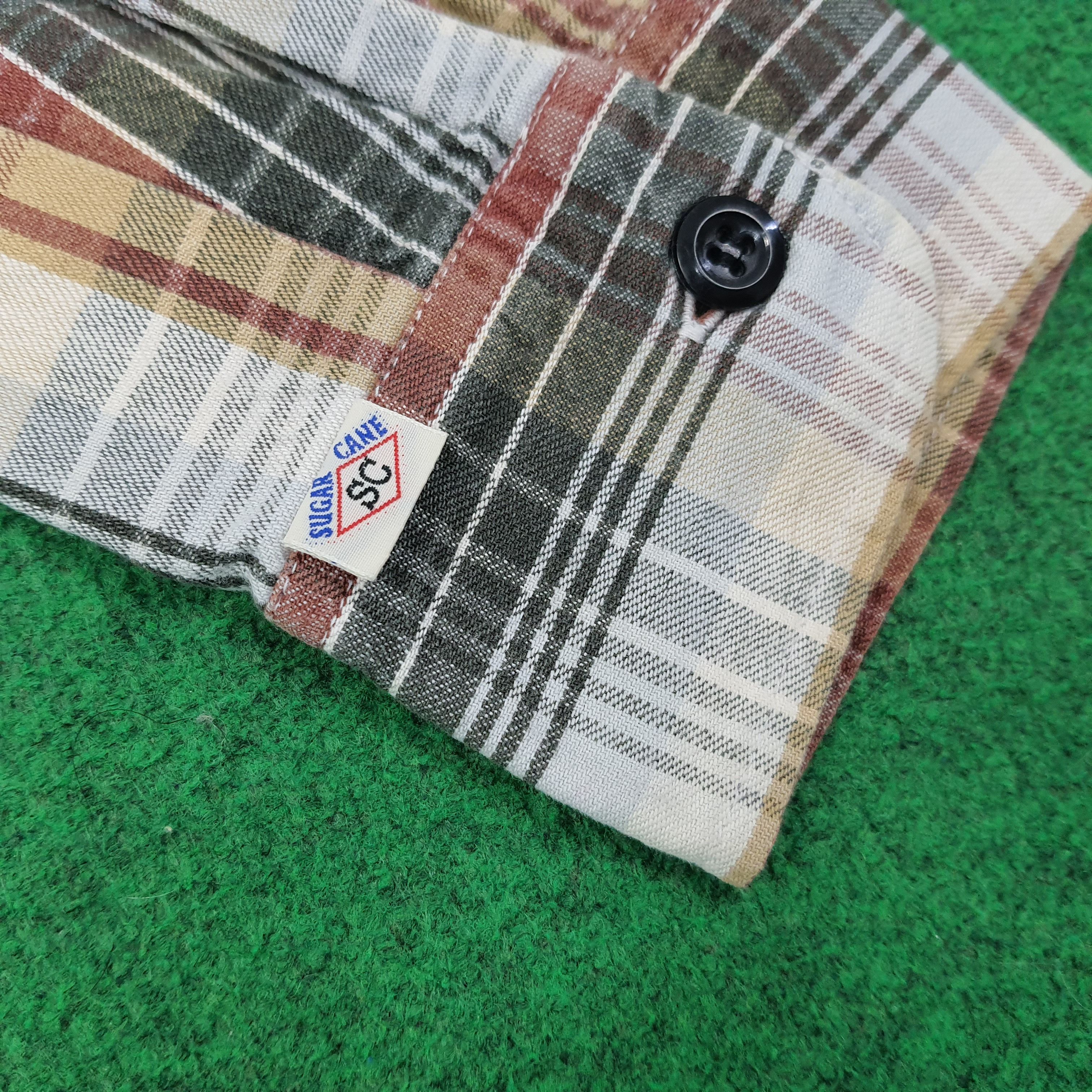 Sugar Cane Vintage Sugar Cane SC23607 Plaid Button Up Shirt C267N18 Size US S / EU 44-46 / 1 - 5 Thumbnail