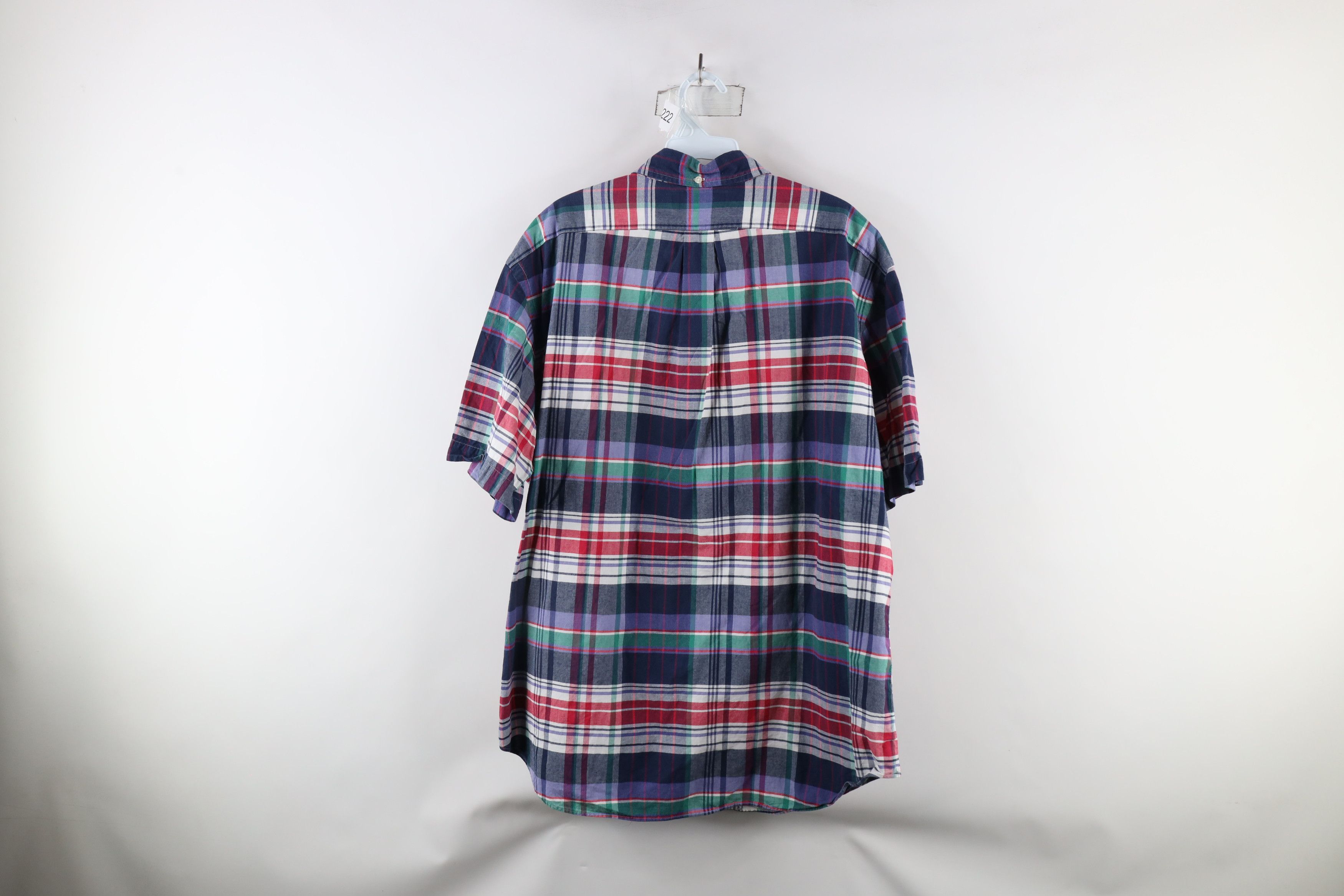 Ralph Lauren × Vintage Vintage 90s Ralph Lauren Short Sleeve Collared Button Shirt Size US XL / EU 56 / 4 - 8 Thumbnail