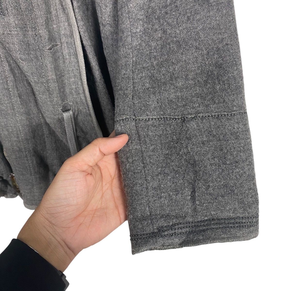 Marithe + Francois Girbaud Vintage 90s Marithe Francois Girbaud Wool Jacket Hoodie Size US S / EU 44-46 / 1 - 14 Thumbnail