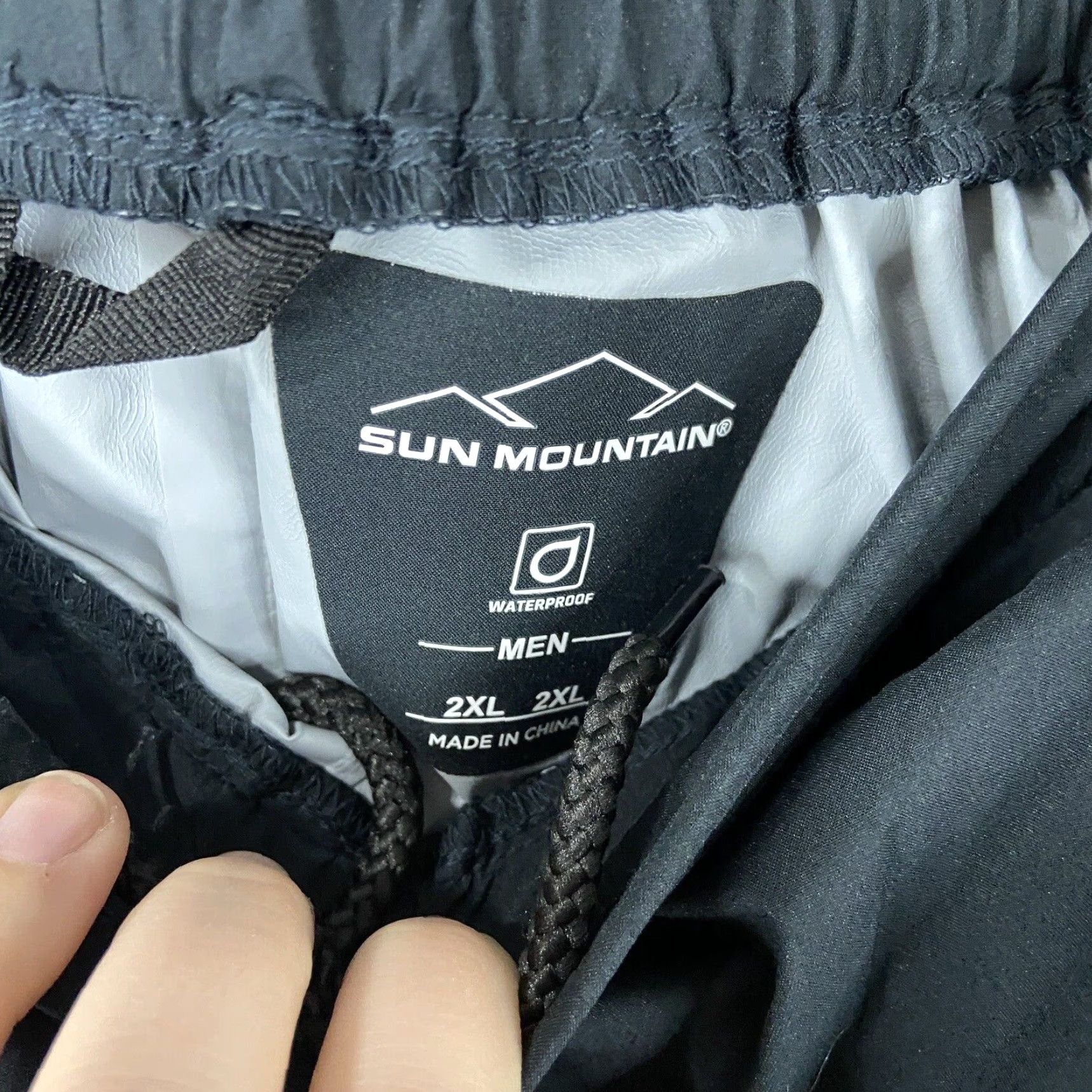 Vintage VINTAGE Sun Mountain Rain Pants Men's 2XL Activewear Black Waterproof Size US 39 - 7 Thumbnail