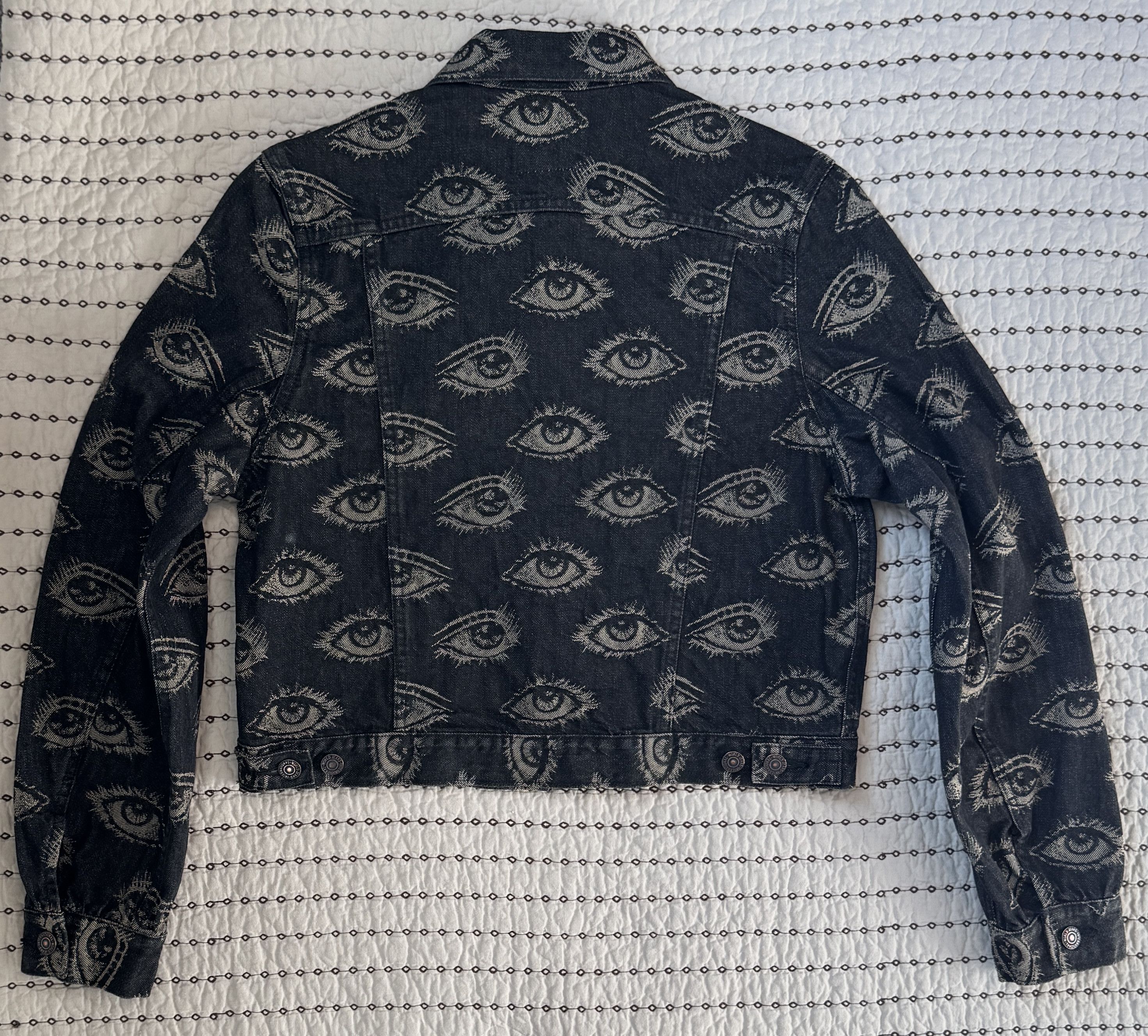 Kapital KAPITAL 12 OZ SPEAKEASY DENIM 3RD JKT (L's) BLACK SZ 1 Size S / US 4 / IT 40 - 3 Thumbnail