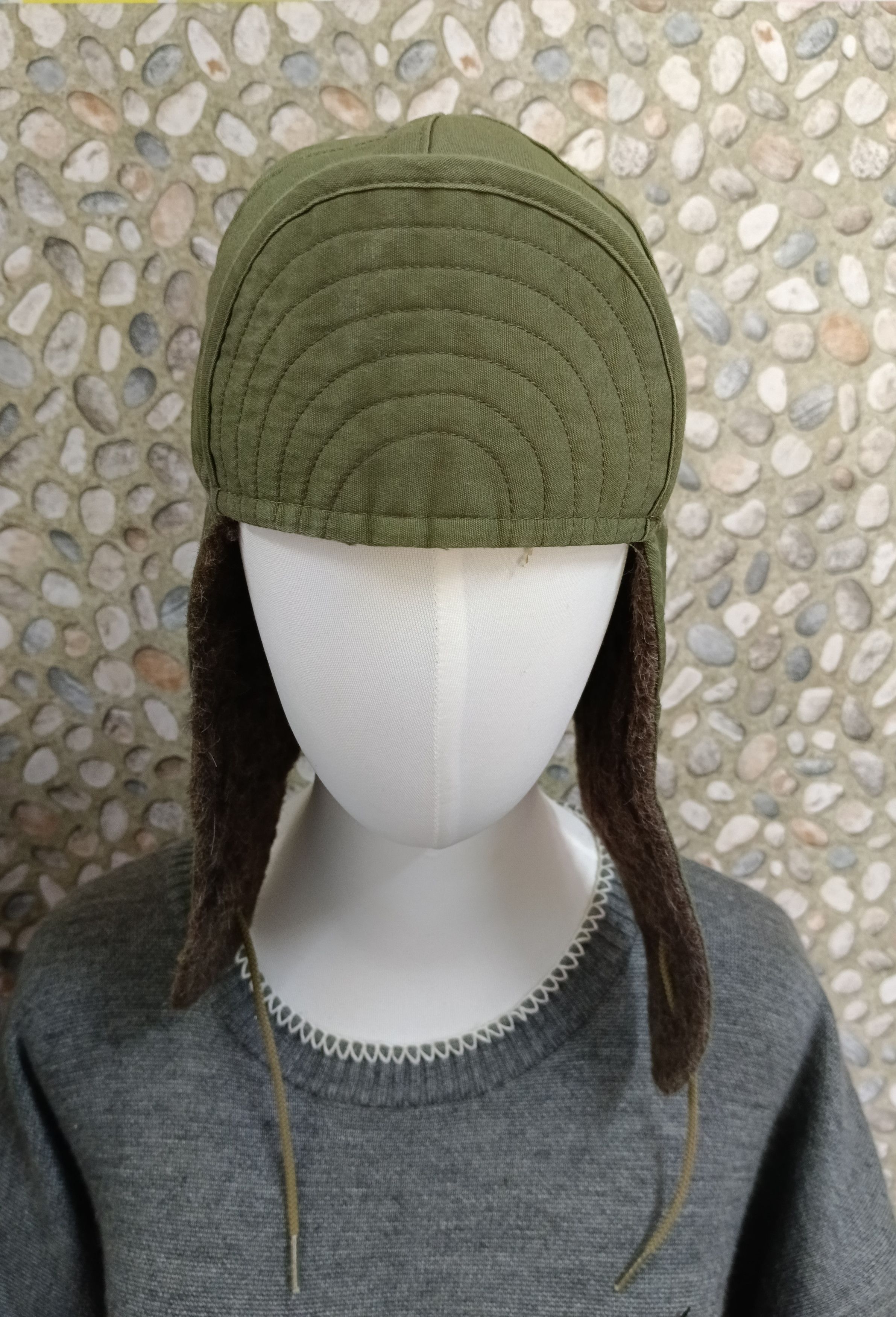 Buzz Rickson's Buzz Rickson Co. M-1951 Field Pile Cap - Size 7 1/4 (Repro) Size ONE SIZE - 2 Thumbnail