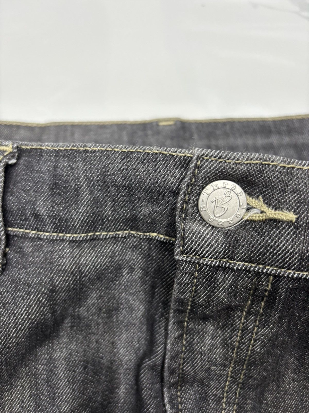 Japanese Brand Flare Jeans B3 Black Jeans Bootcut Denim Jeans Size 32" / US 10 / IT 46 - 9 Thumbnail