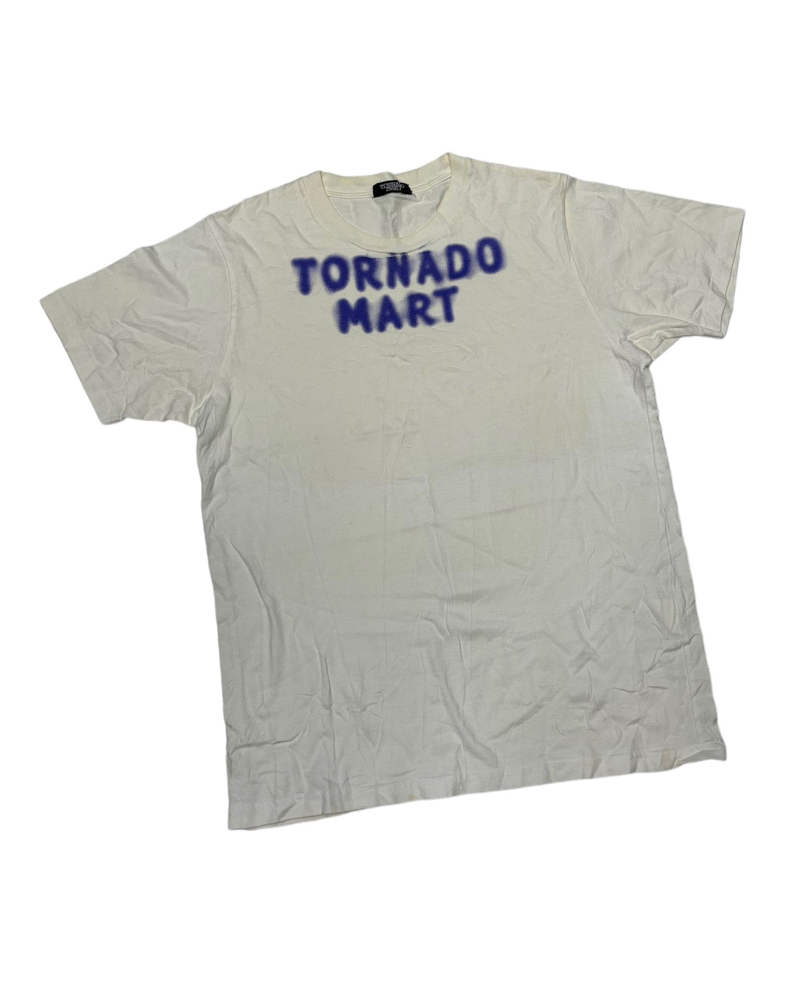 Tornado Mart 🔥TORNADO MART METALLIC WHITE FLARE PRINT T-SHIRT Size US S / EU 44-46 / 1 - 2 Thumbnail