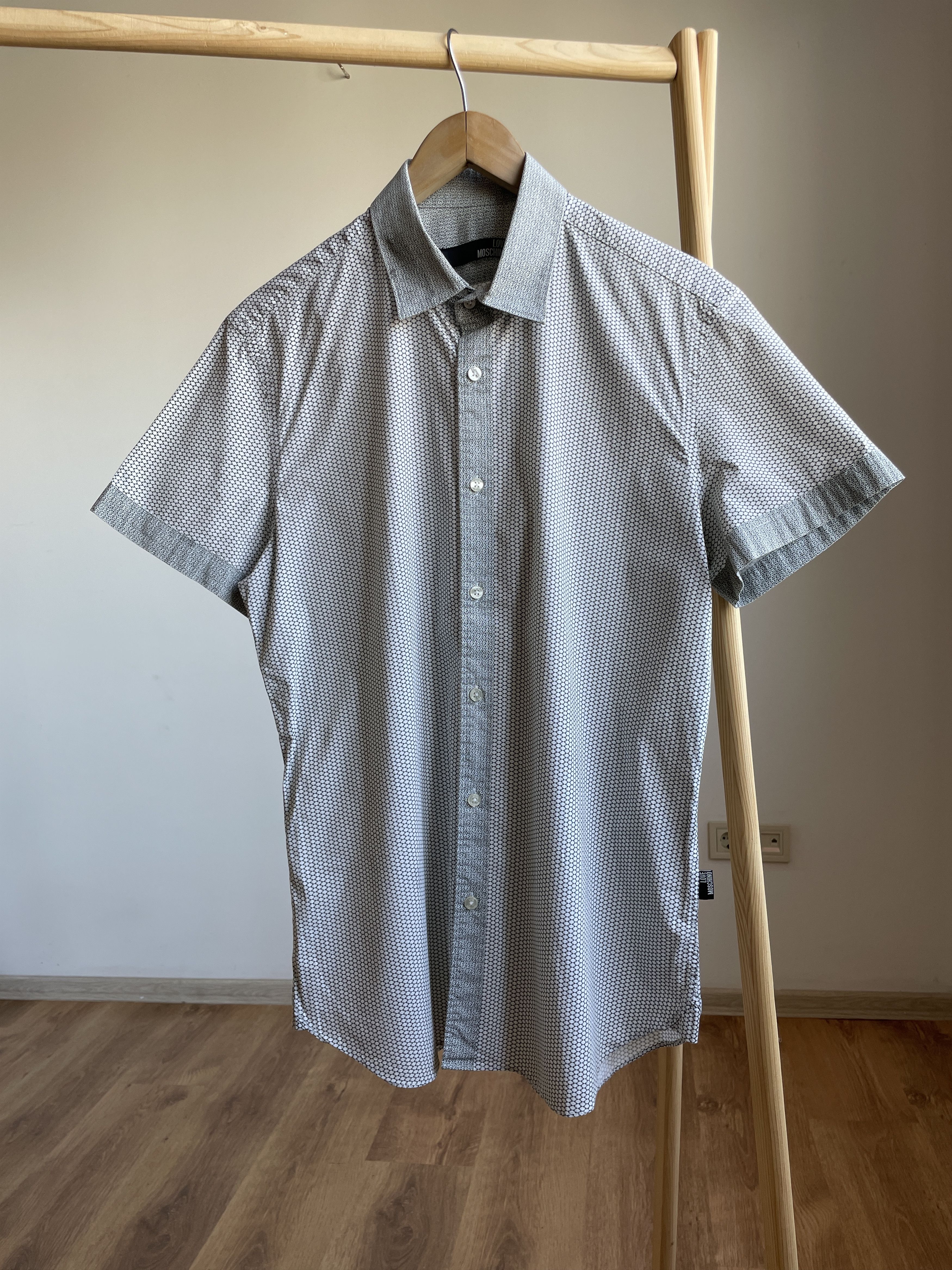 Moschino Love Moschino Pattern Short Sleeve Shirt Size L Size US L / EU 52-54 / 3 - 1 Thumbnail