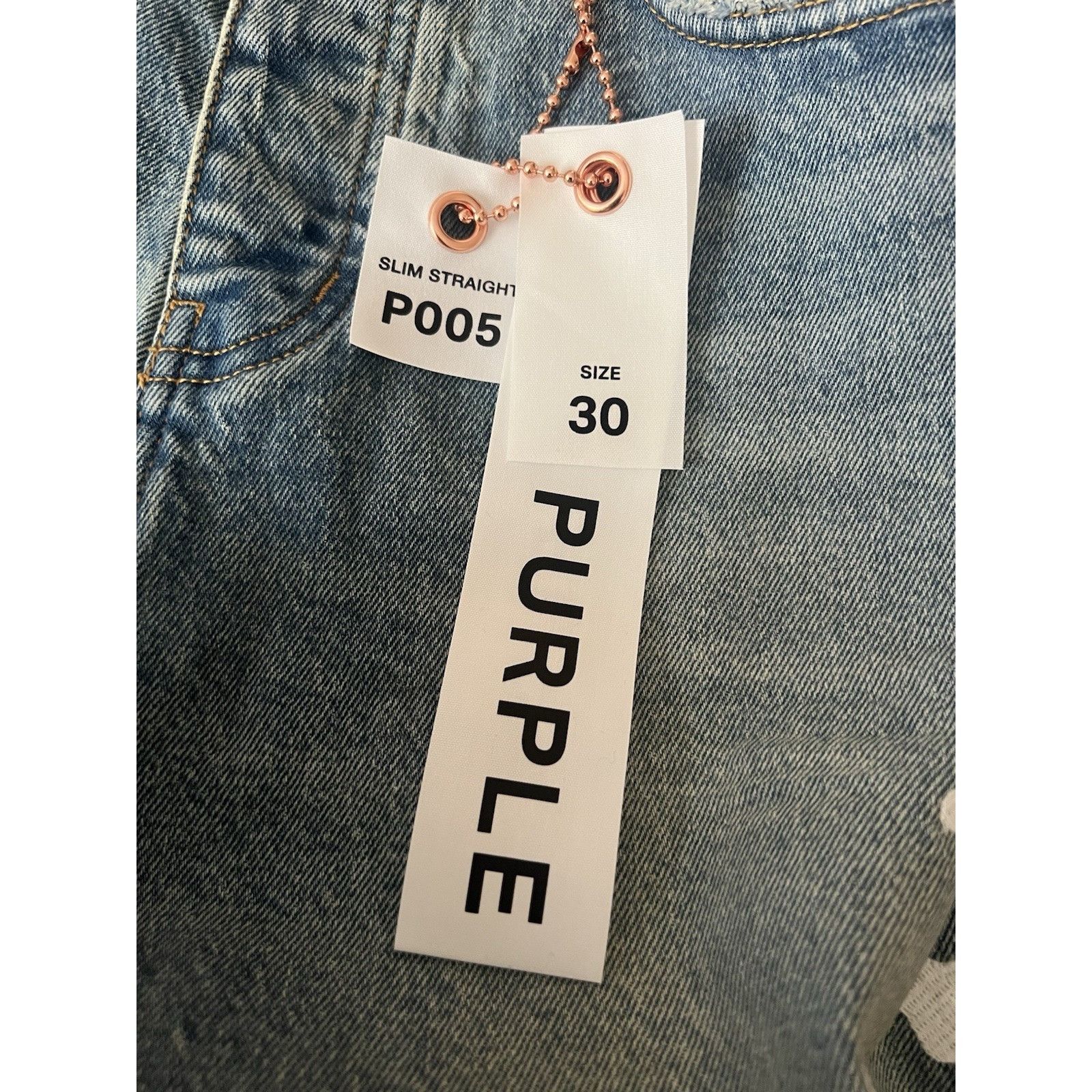 Purple Brand Purple Brand Jeans Men Slim Straight Blue P001 Size 30/32 Size US 30 / EU 46 - 9 Thumbnail