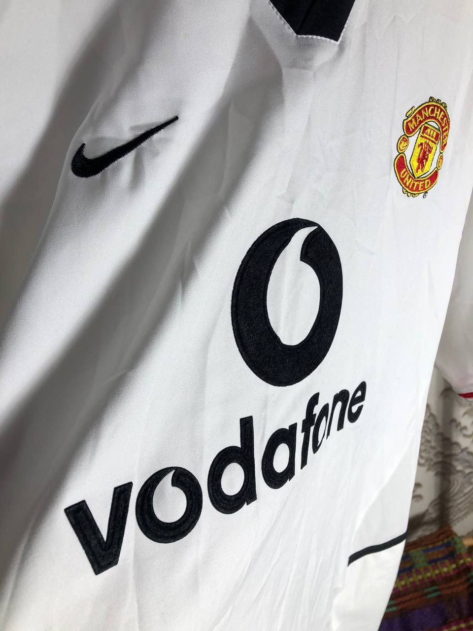 Nike × Vintage VERY RARE NIKE FC MANCHESTER UNITED ENGLAND SOCCER JERSEY Size US XL / EU 56 / 4 - 5 Thumbnail