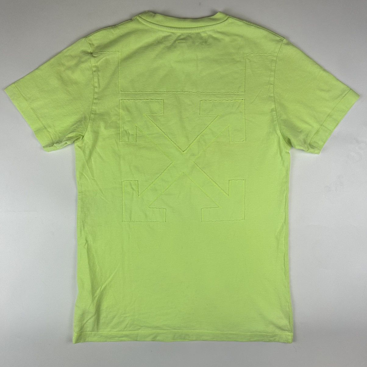 Off-White Off-White Neon Logo T-shirt Size US S / EU 44-46 / 1 - 3 Thumbnail