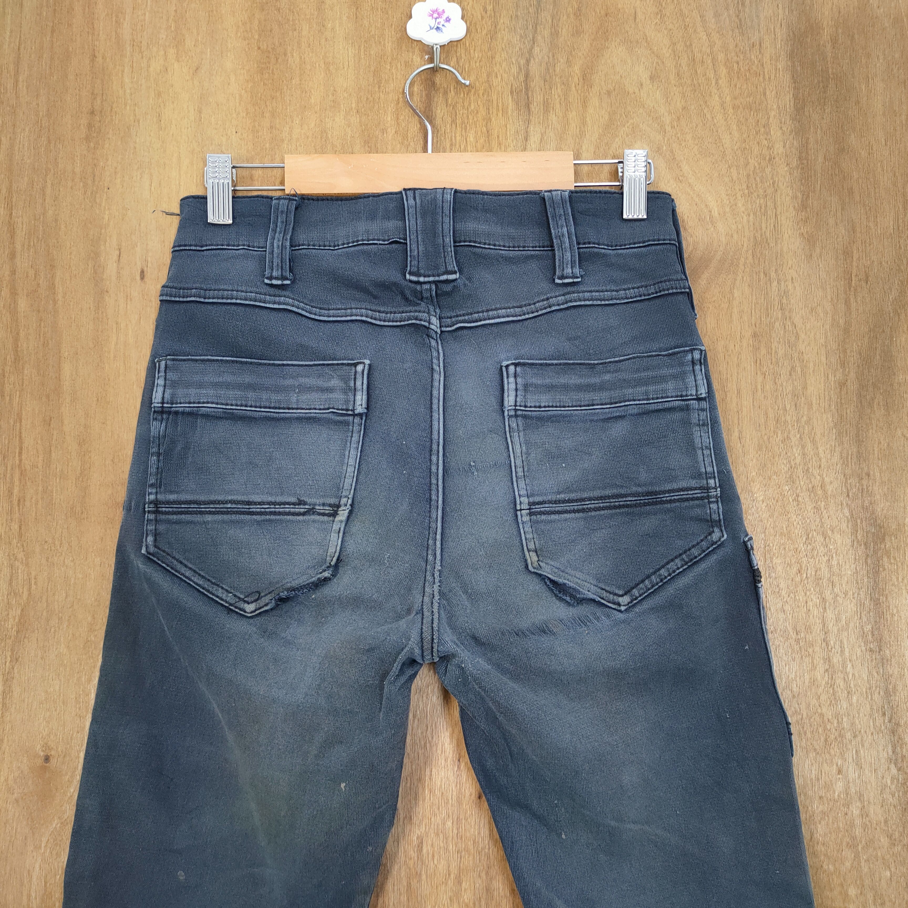 Japanese Brand VINTAGE JAPANESE FADED DISTRESSED SKINNY CARGO PANTS Size US 28 / EU 44 - 9 Thumbnail