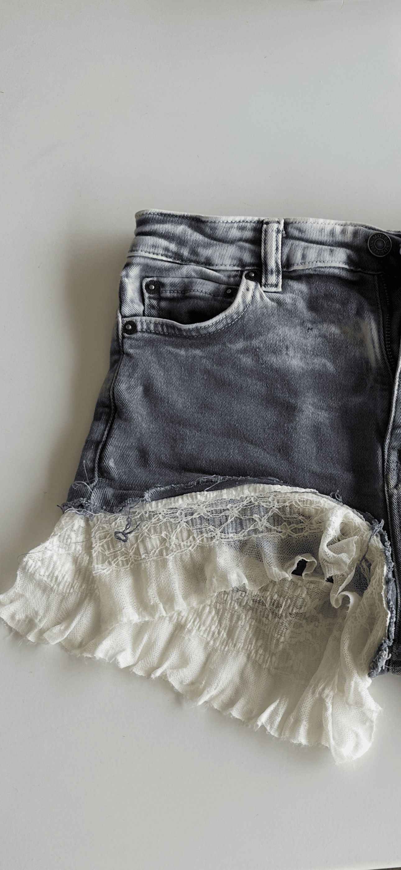 Other Denim Lacy shorts Size 31" - 4 Thumbnail