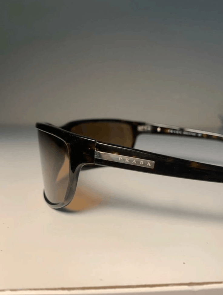 Prada PRADA Sunglasses SPR 12C Sport Red Tab Shield Mask Symbole Size ONE SIZE - 2 Thumbnail