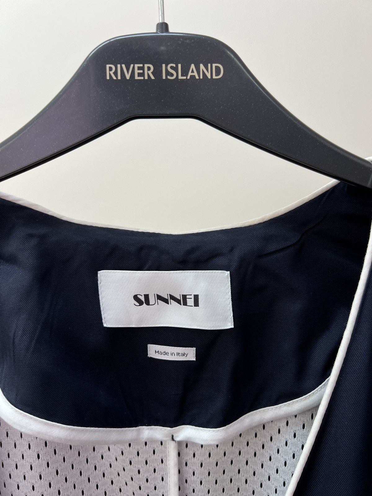 Sunnei SUNNEI Navy Blue Minimalist Made in Italy Women’s Jacket Size XL / US 12-14 / IT 48-50 - 3 Thumbnail