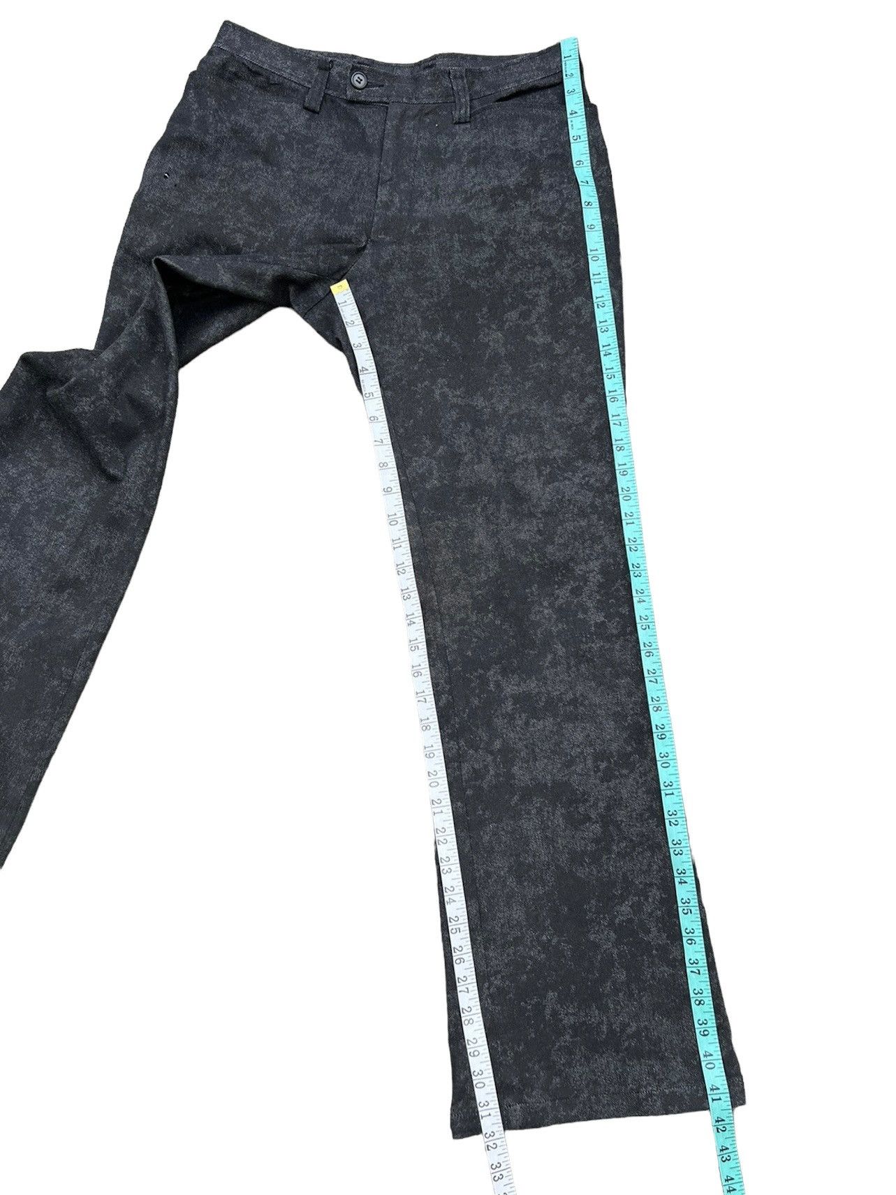 Tornado Mart Vintage Tornado Mart Black Camo Stretchable Flare Jeans Size US 31 - 5 Thumbnail