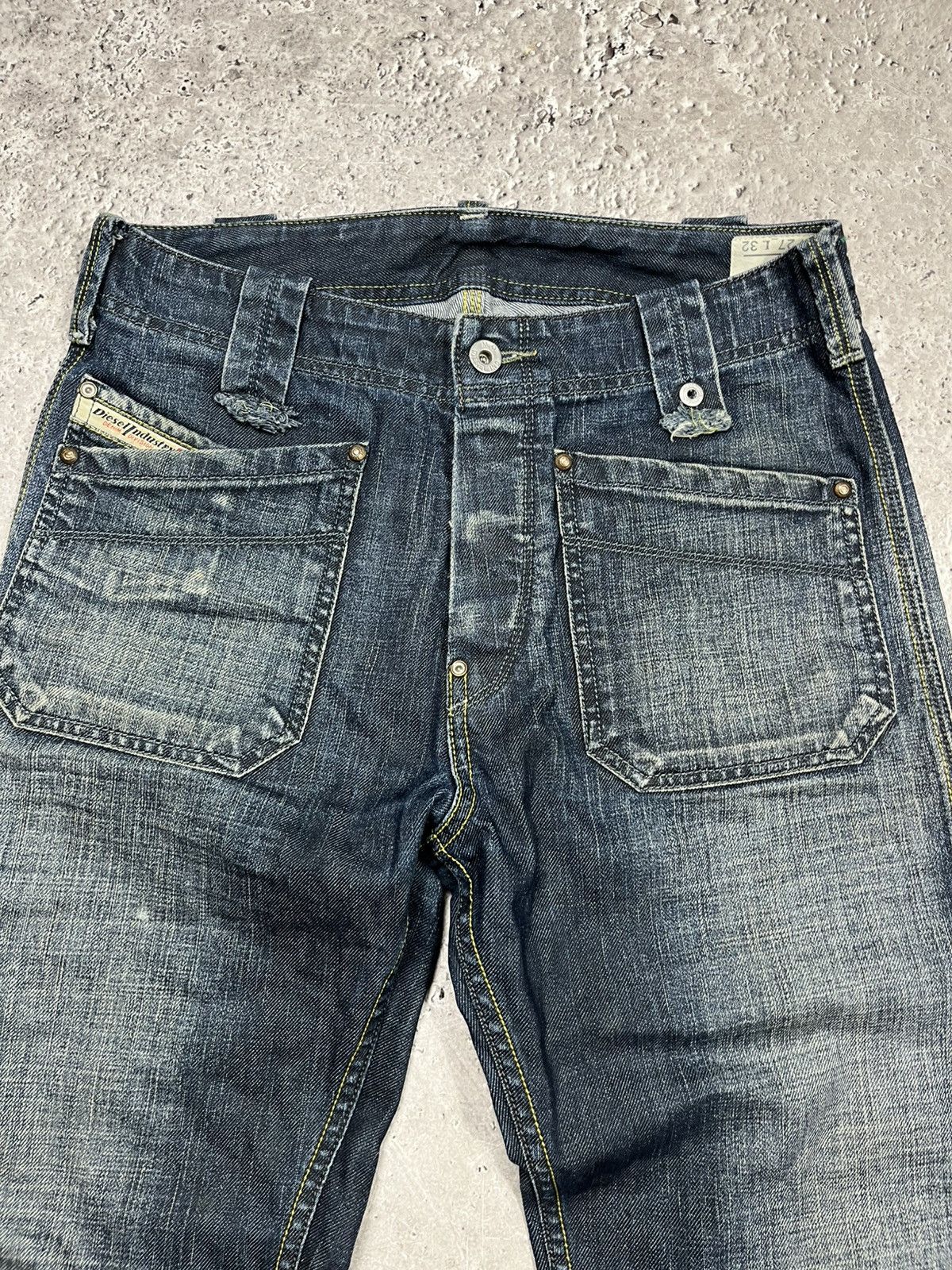 Diesel Diesel Morix Distressed Jeans Blue W27 L32 Size US 27 - 6 Thumbnail
