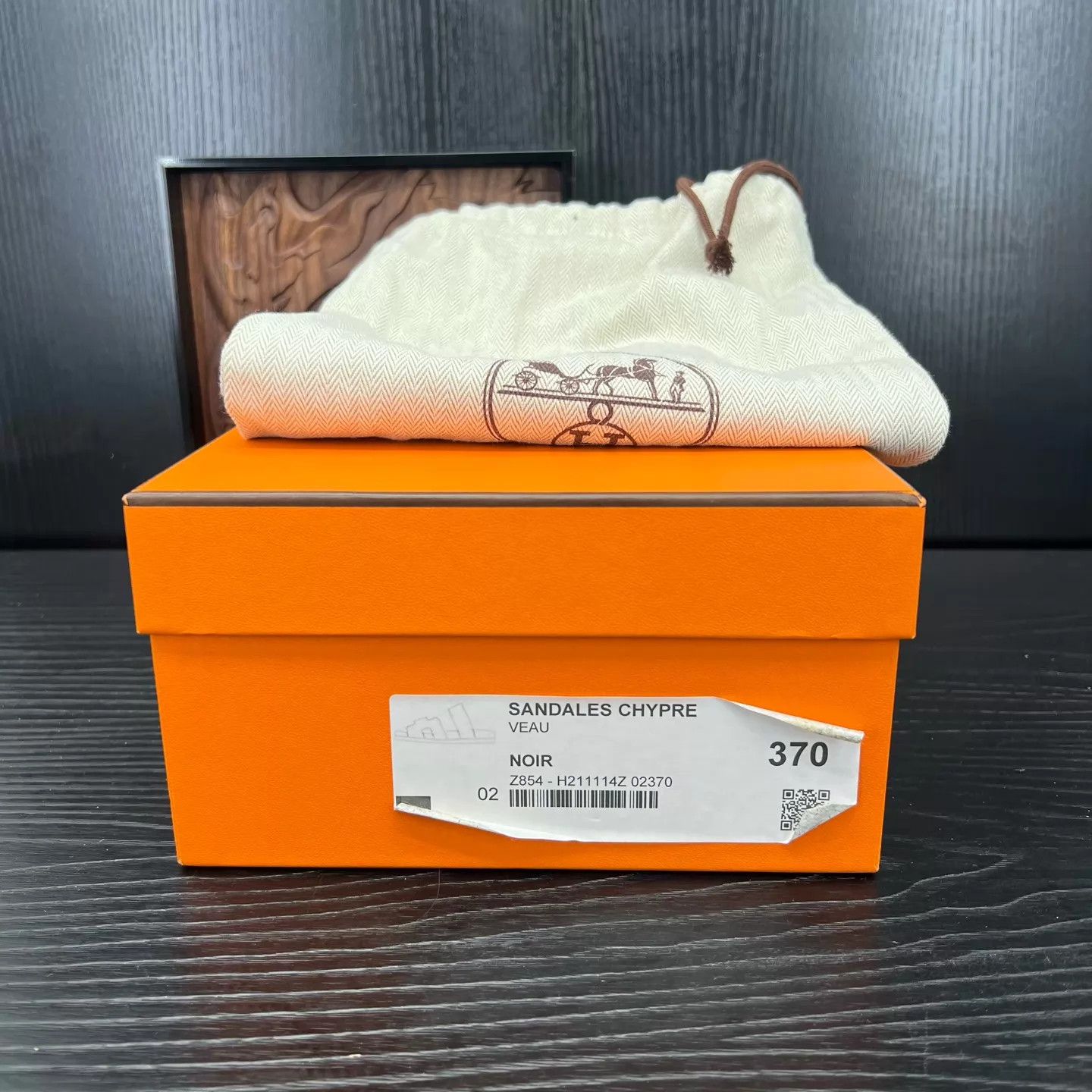 Hermes Hermès chypre black slides 37 new box Size US 6.5 / IT 36.5 - 9 Thumbnail