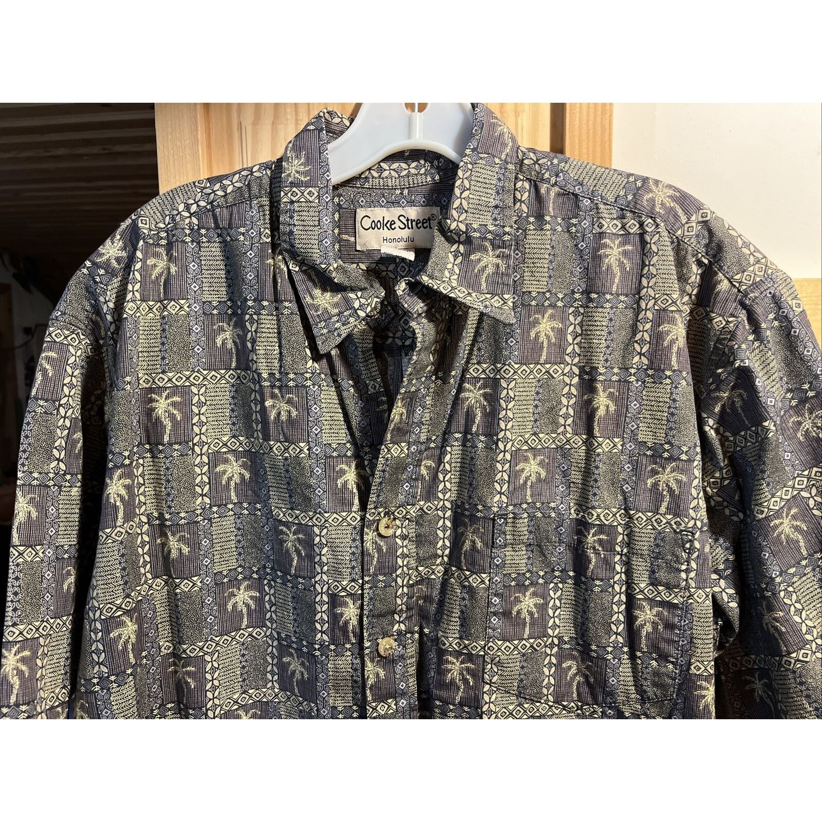 Other Cooke Street Honolulu Men’s L Tribal Print SS Cotton Shirt Size US L / EU 52-54 / 3 - 6 Thumbnail