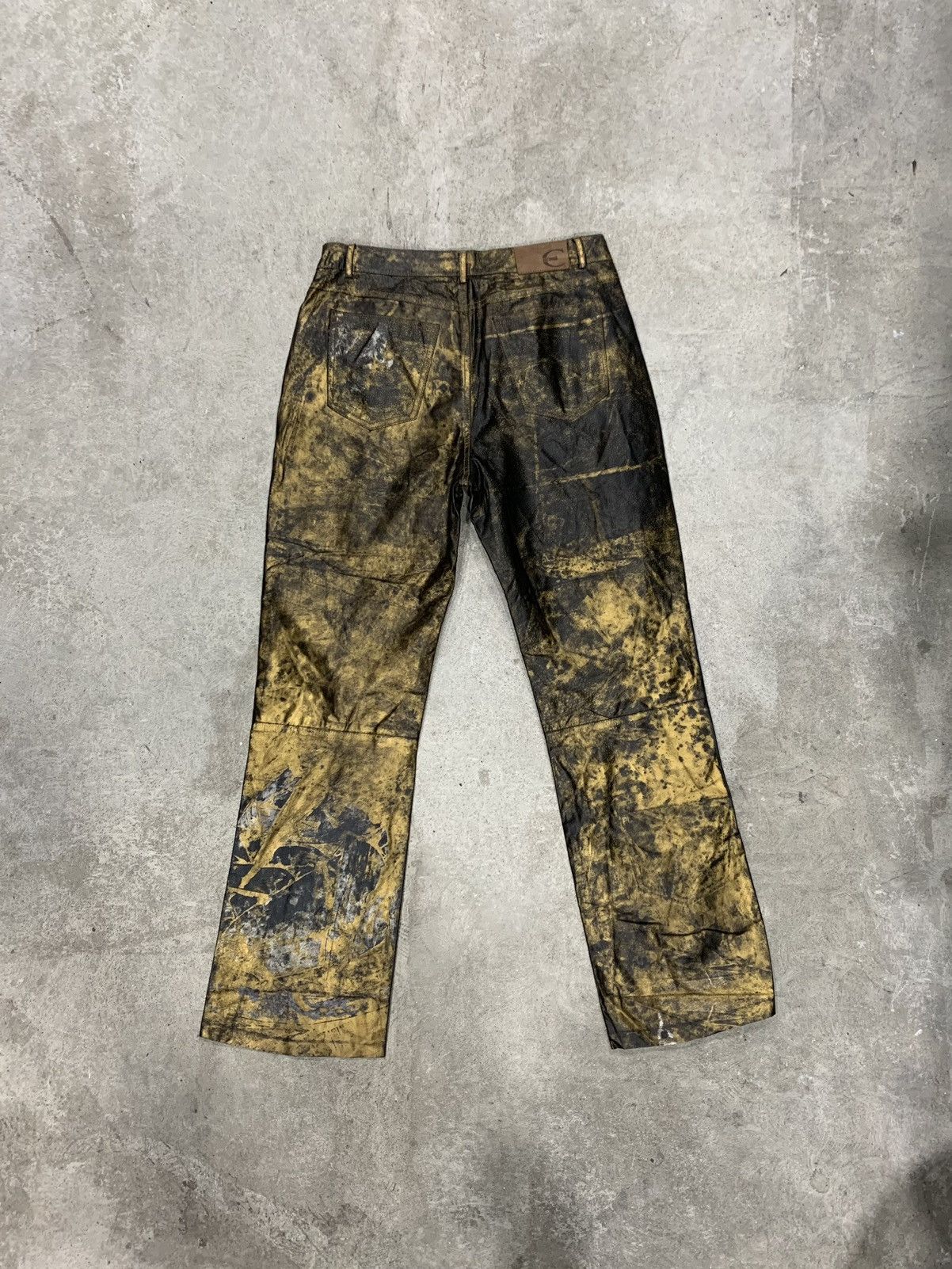 Roberto Cavalli ROBERTO CAVALI BROWN METALIC PANTS Size US 29 - 5 Thumbnail