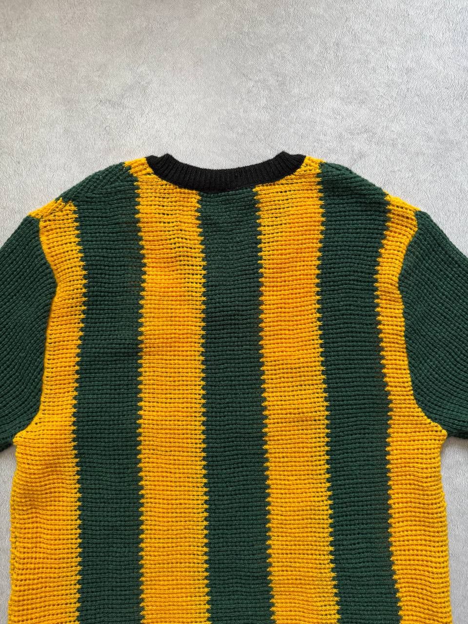 Japanese Brand Blokecore Brazil National Team Crochet Knit Jersey Size US S / EU 44-46 / 1 - 3 Thumbnail