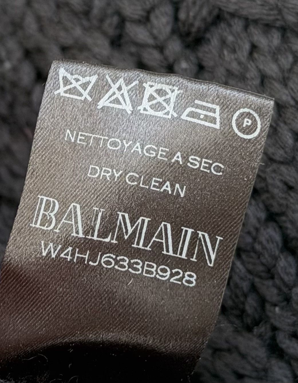 Balmain BALMAIN FW2014 Army Cabel Knit Zip Sweater Decarnin Black Size US M / EU 48-50 / 2 - 16 Thumbnail