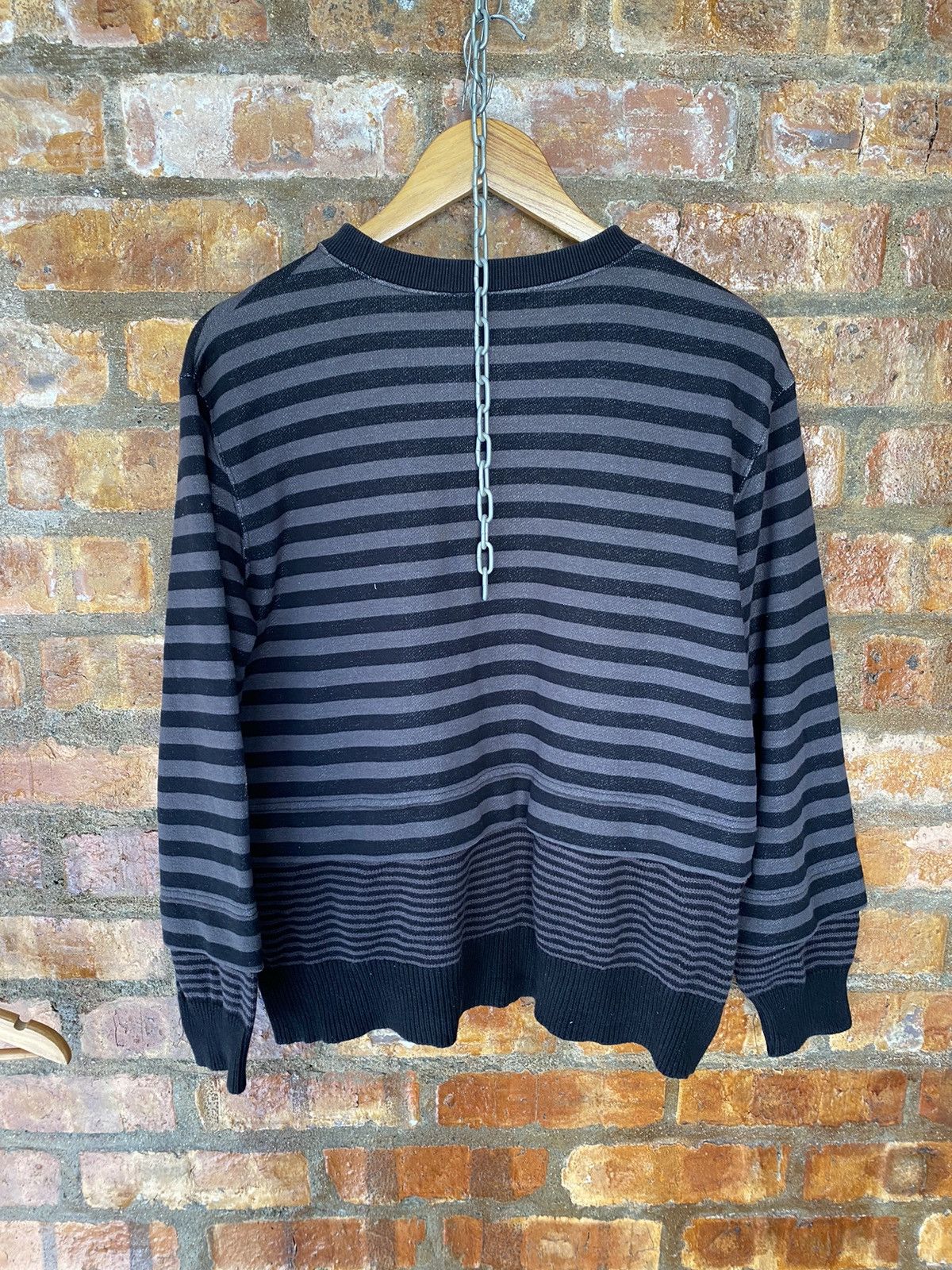 Ne-Net Vtg hybrid loopwheeler and knit stripe Size US M / EU 48-50 / 2 - 11 Thumbnail