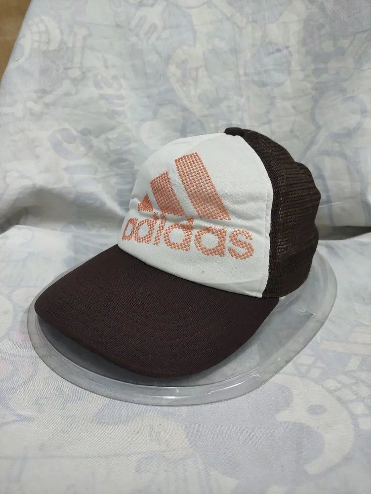 Adidas × Vintage ADIDAS BIGLOGO VINTAGE TRUCKER CAP Size ONE SIZE - 2 Thumbnail