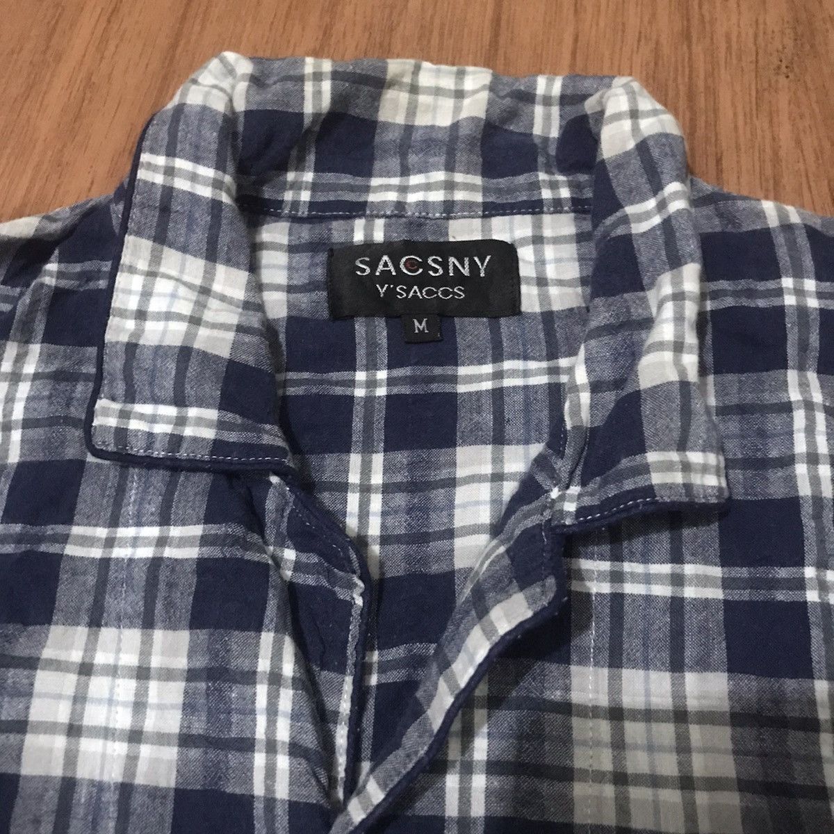 Yohji Yamamoto Vintage sacsny y’saccs shirt button up Size US M / EU 48-50 / 2 - 6 Thumbnail