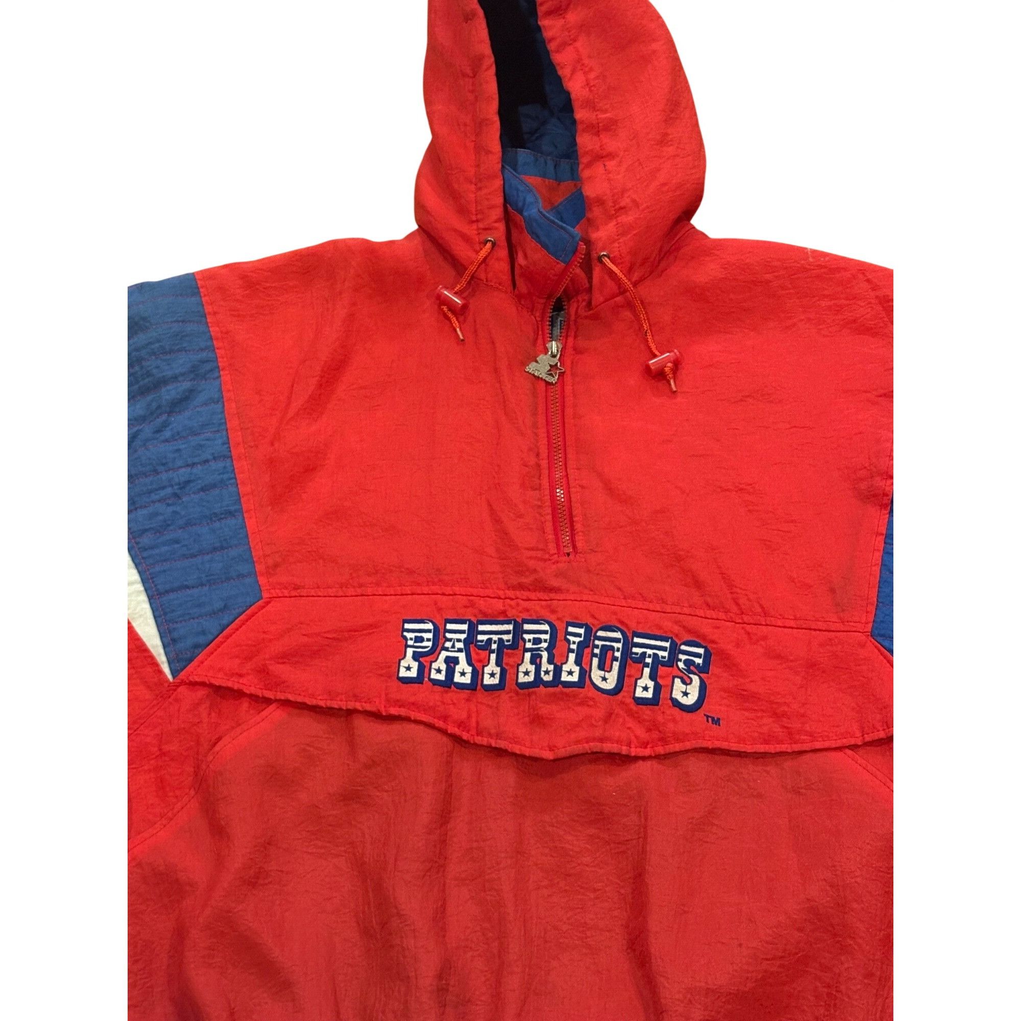 Starter Rare 90's Starter New England Patriots NFL Hooded Red Puffer Size US XL / EU 56 / 4 - 5 Thumbnail