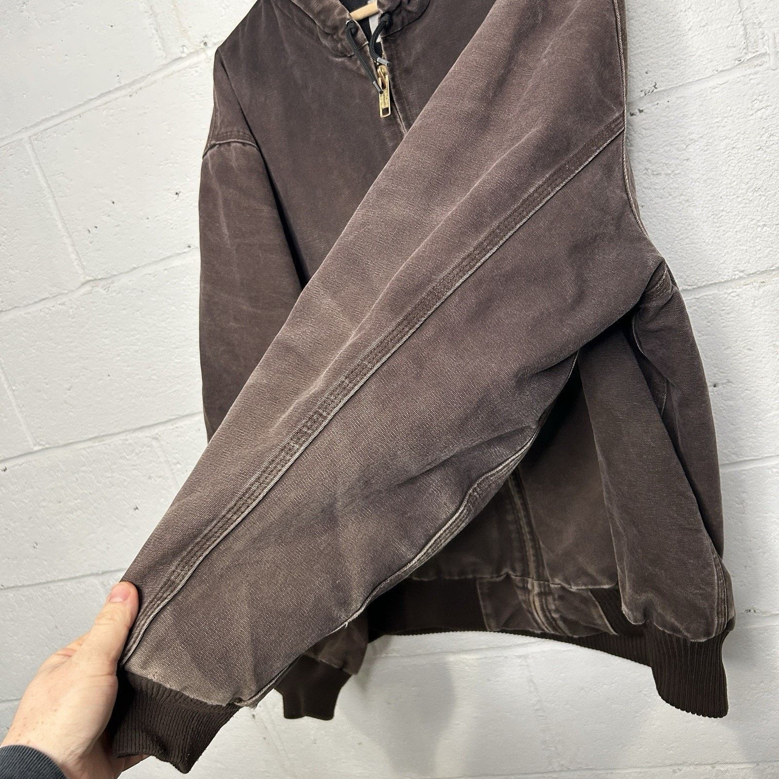 Carhartt Vintage Carhartt Hooded Active Jacket “Dark Brown” J130 DKB Size US XL / EU 56 / 4 - 7 Thumbnail