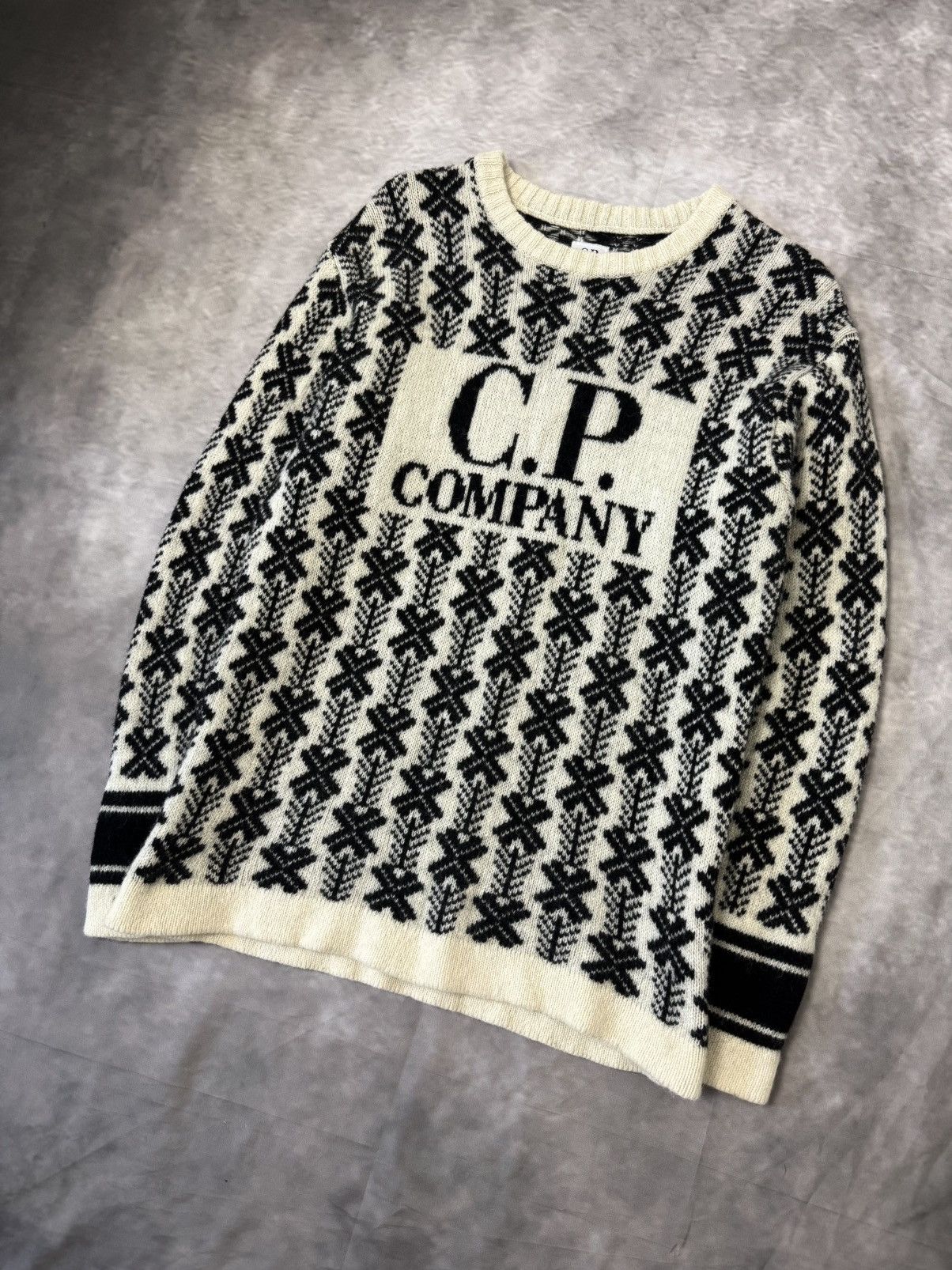 C.P. Company C.P. Company Wool Logo Knit Sweater — Size S Size US S / EU 44-46 / 1 - 2 Thumbnail
