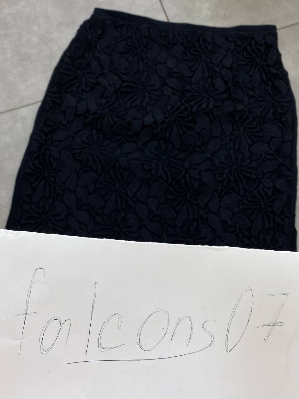 No. 21 No. 21 Black Lace Midi Skirt Size 32" / US 10 / IT 46 - 3 Thumbnail