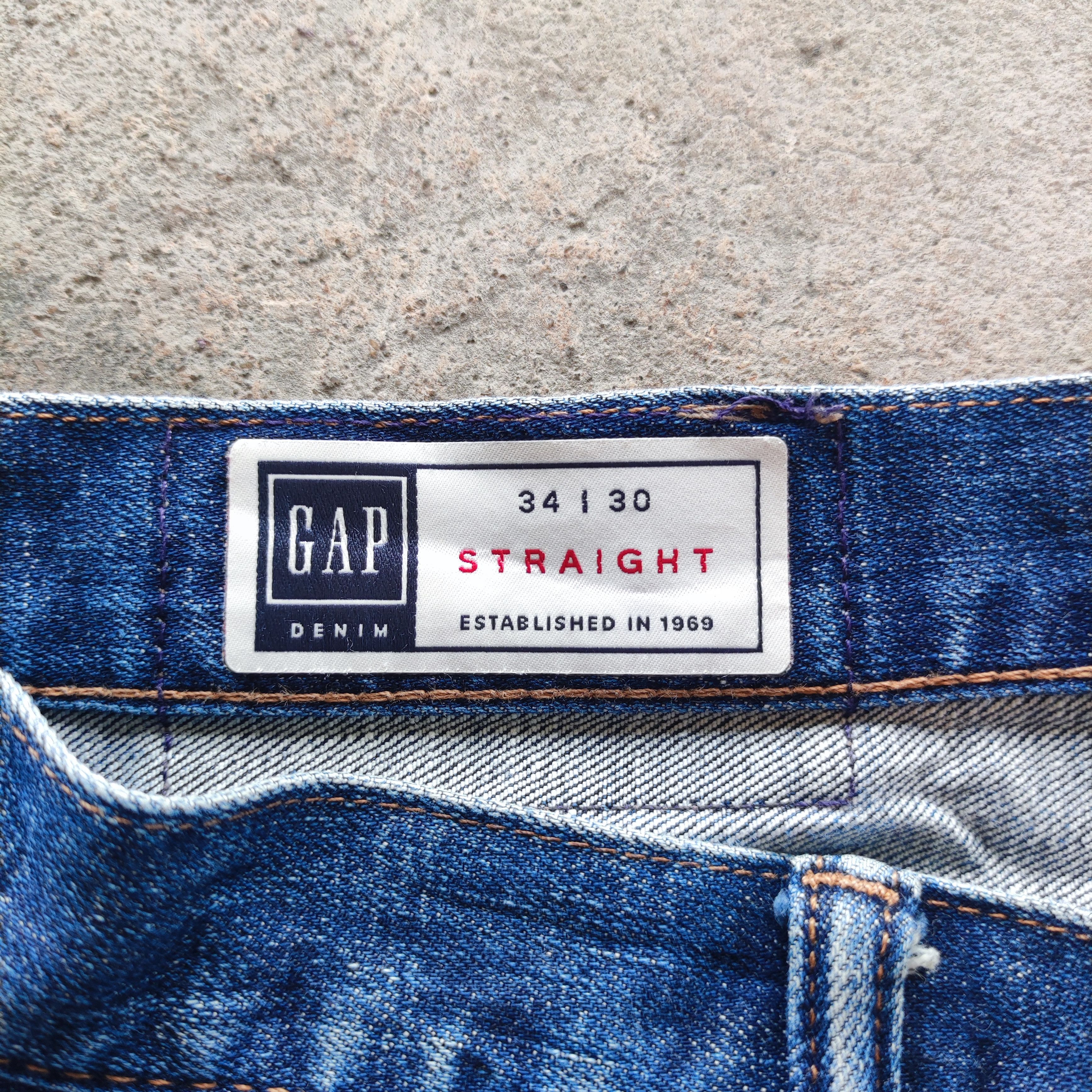 Gap Vintage GAP Brand Baggy Jeans Denim Pants Size US 37 - 5 Thumbnail