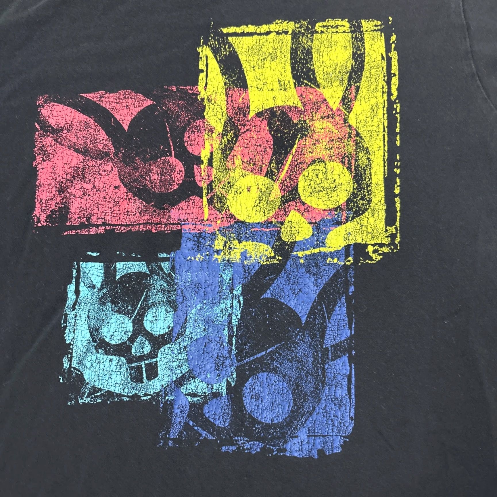 Psycho Bunny Psycho Bunny T Shirt Men’s 4 Large Black Pima Cotton Neon Graphic Stencil Logo Mens Size US S / EU 44-46 / 1 - 2 Thumbnail