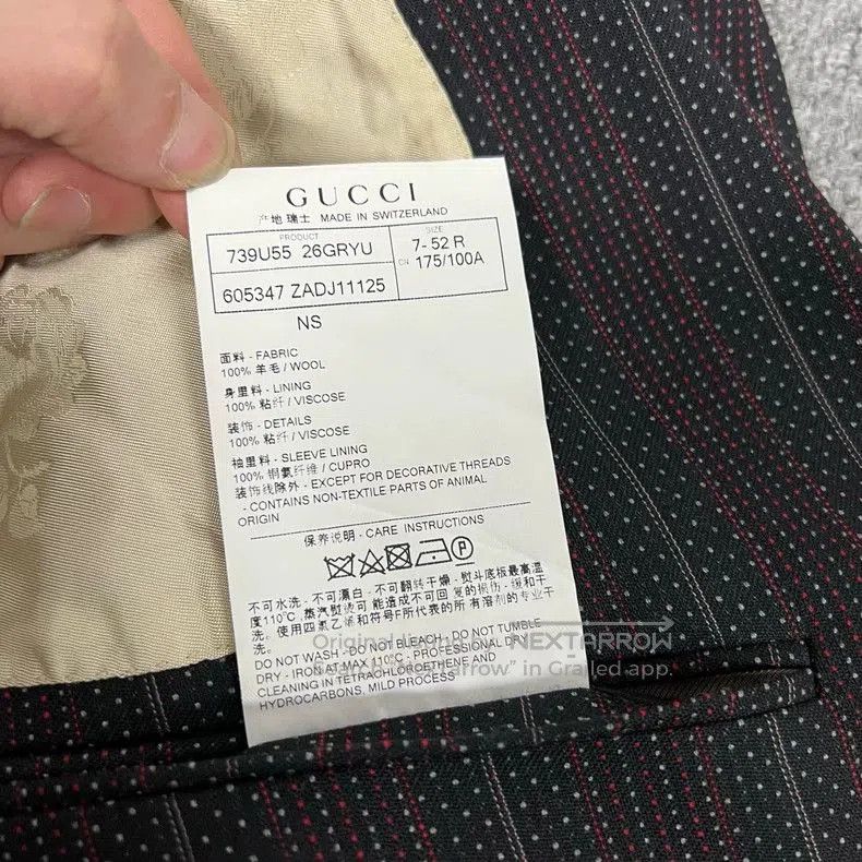 Gucci gucci striped double. Size US L / EU 52-54 / 3 - 6 Thumbnail