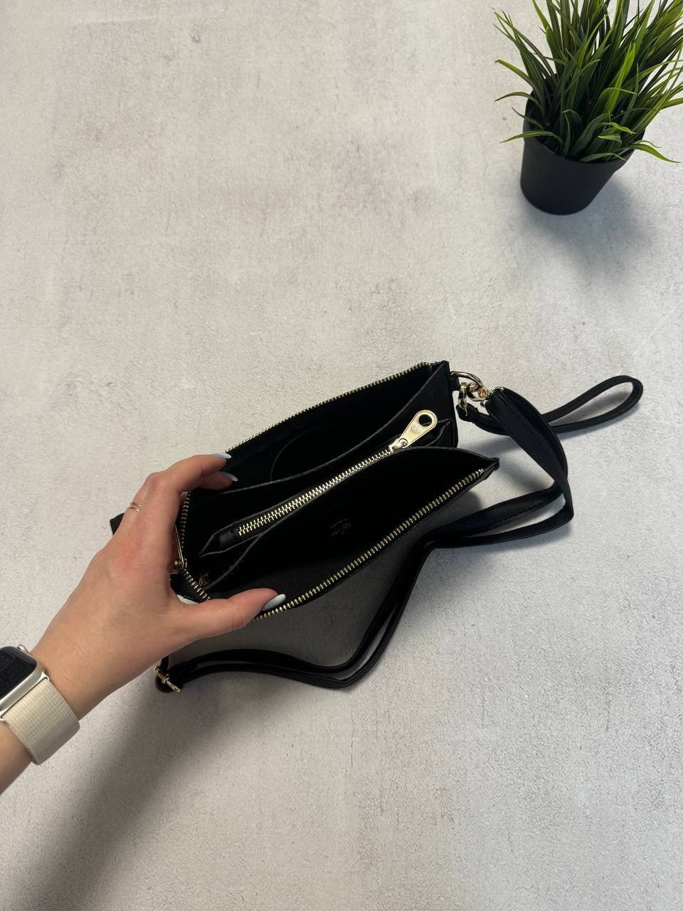Leather × Mulberry Mulberry Leather Shoulder Bag Messenger Black Womens Size ONE SIZE - 5 Thumbnail