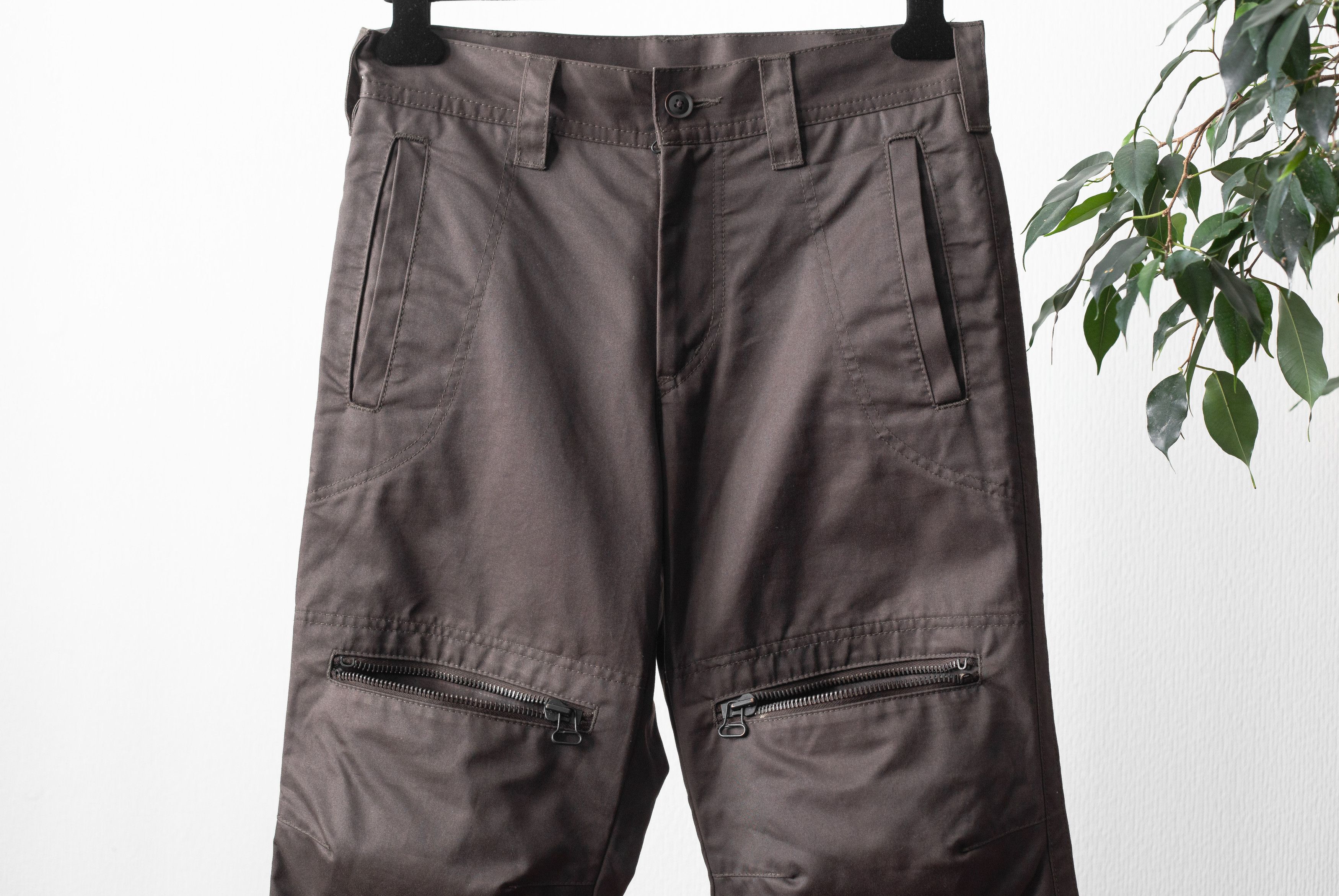 Yohji Yamamoto knee zip pants Size US 30 / EU 46 - 2 Thumbnail