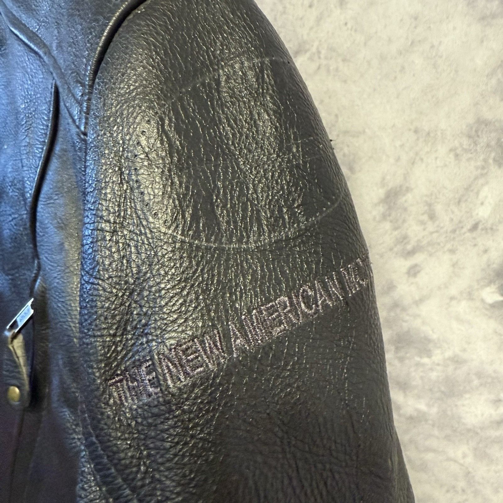 Victory Sportswear Victory Motorcycle Leather Jacket Adult Medium 19.5x23 Black Size US M / EU 48-50 / 2 - 4 Thumbnail