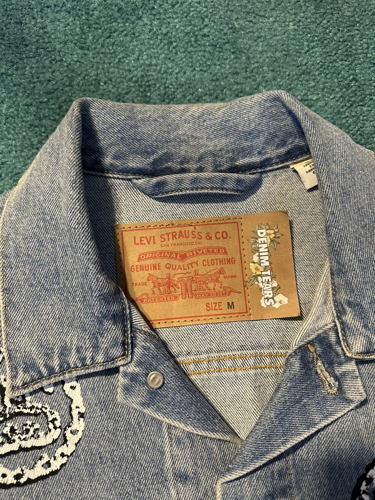 DENIM TEARS × Levi's × Stussy Denim Tears Stussy Levi Type 2 Jacket Size US M / EU 48-50 / 2 - 4 Thumbnail