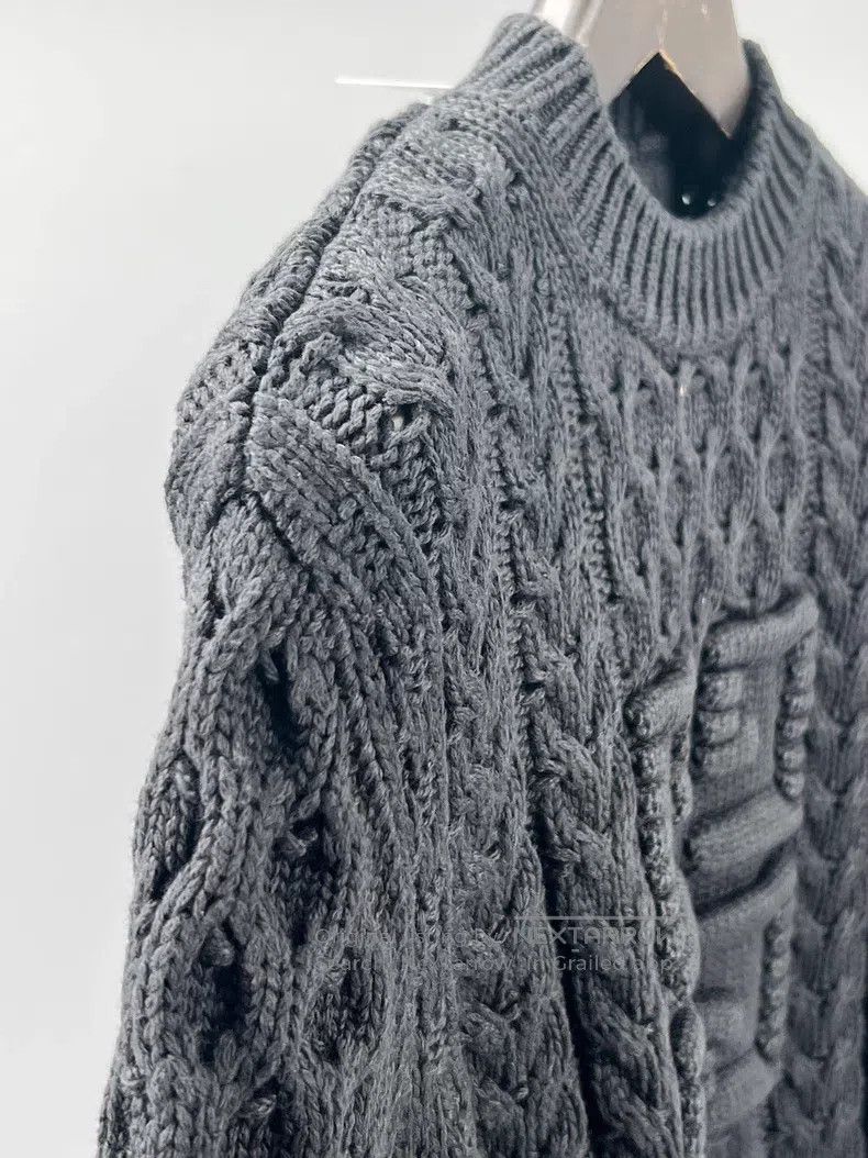 Givenchy Givenchy Men's Knit Sweater Coarse Knit Cotton Size US XS / EU 42 / 0 - 3 Thumbnail