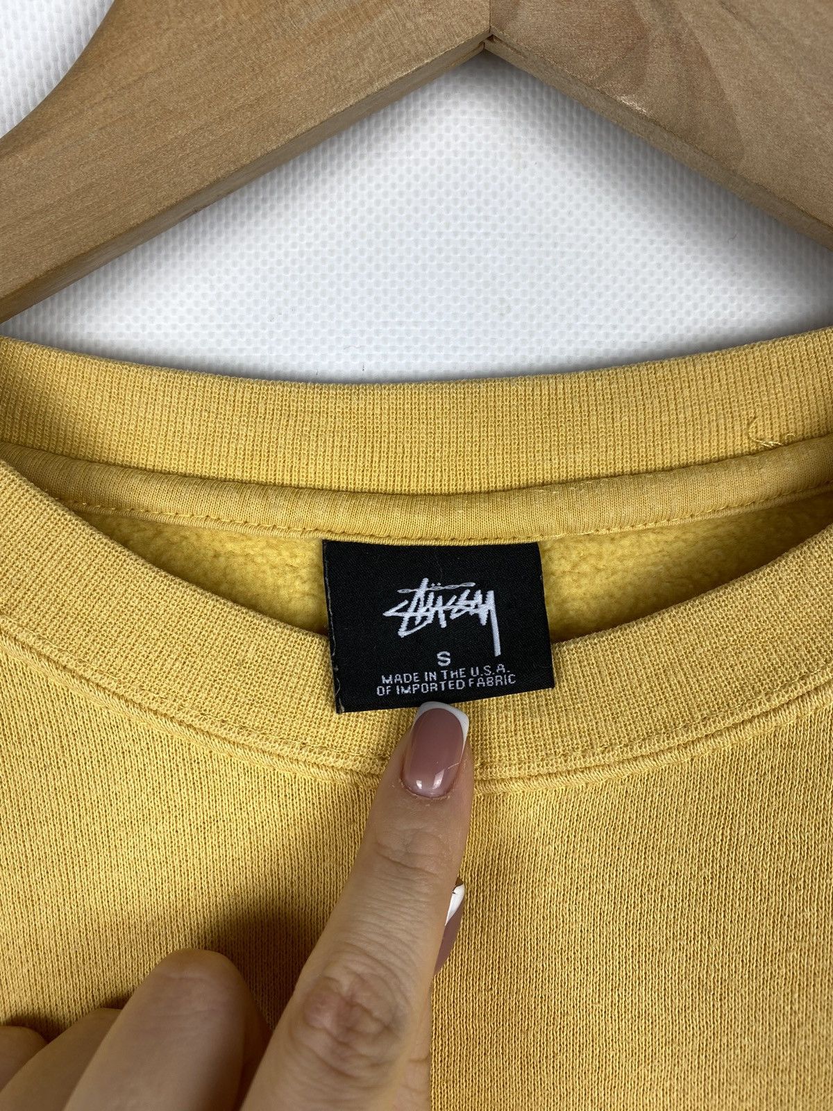 Stussy Stussy men’s vintage Y2K big back logo sweatshirt pullover Size US S / EU 44-46 / 1 - 16 Thumbnail