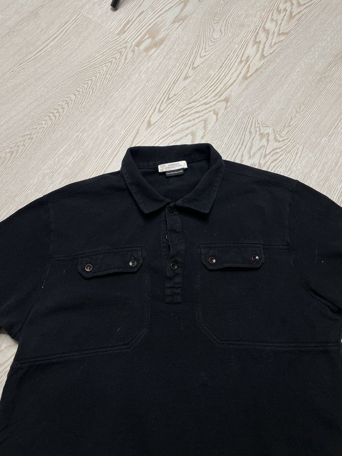 Versace Versace Collection Multipocket Polo shirt Size US XL / EU 56 / 4 - 2 Thumbnail