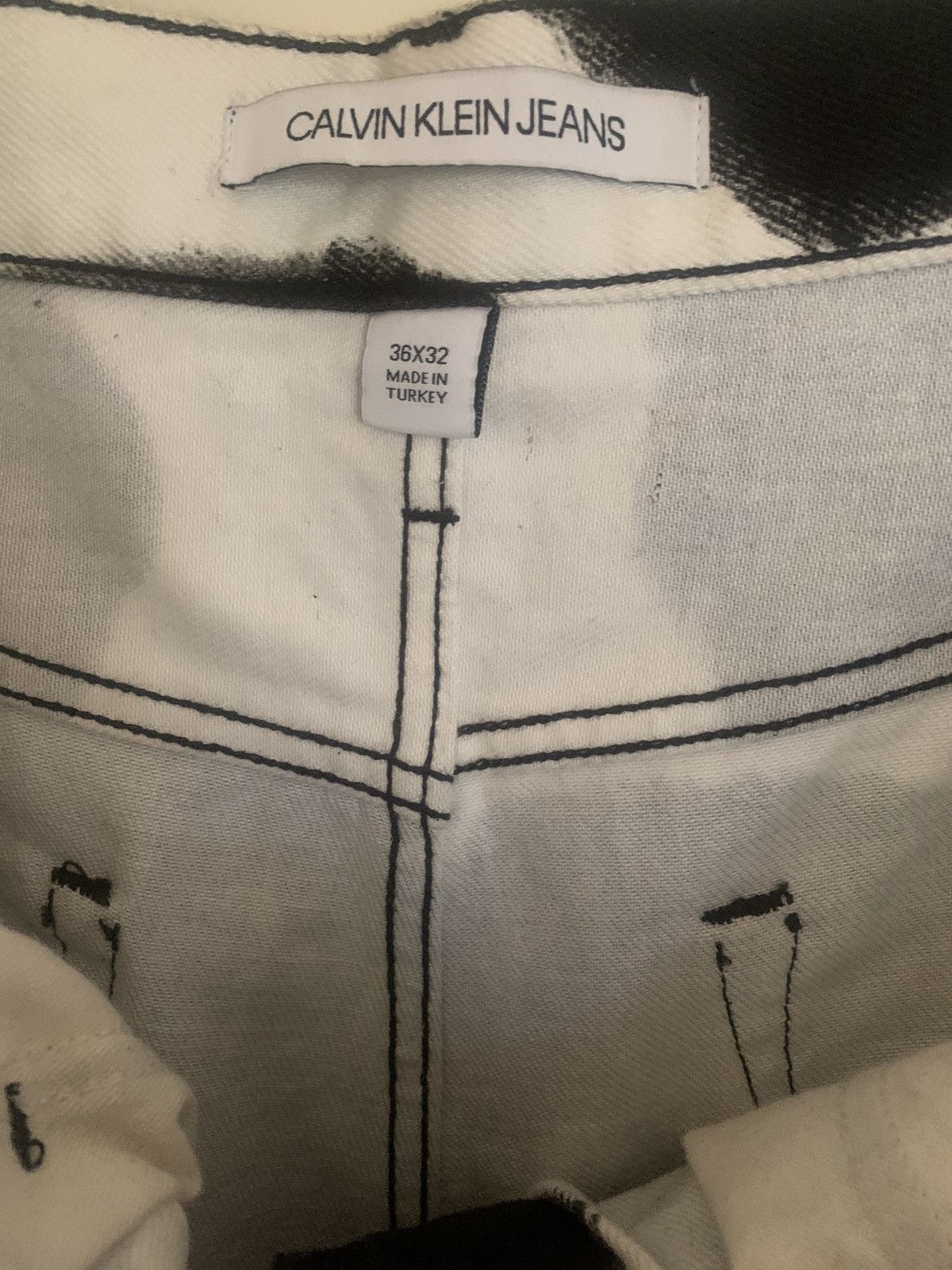 Calvin Klein 205W39NYC cow-print pants