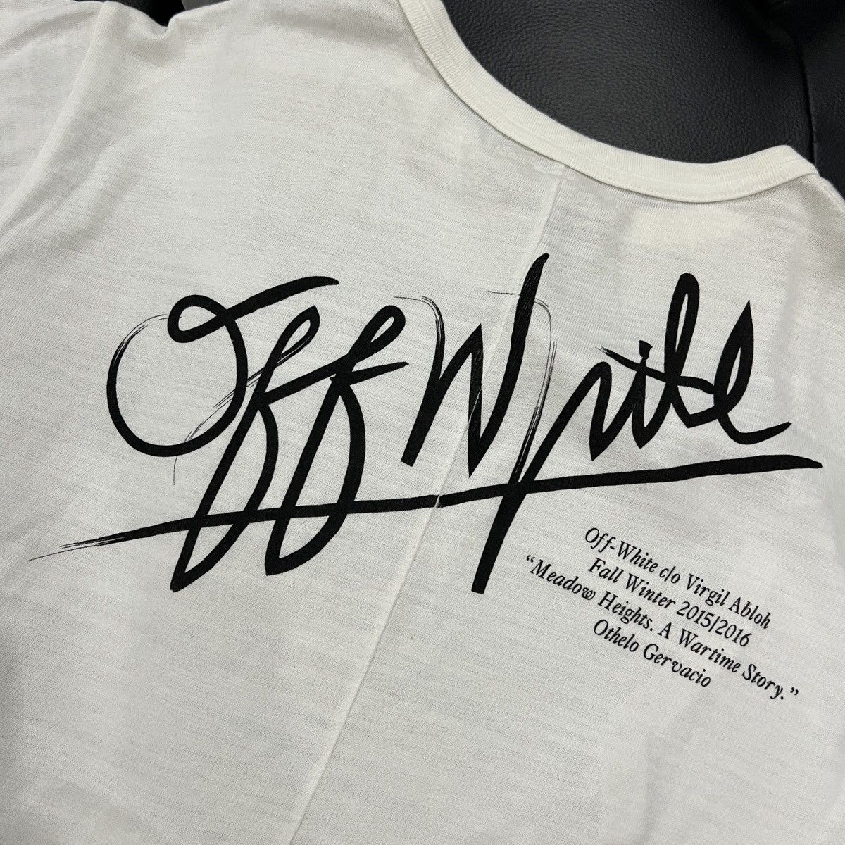 Off-White Off-White FW15 OG “Othelo Gervacio” T-Shirt Size US M / EU 48-50 / 2 - 8 Thumbnail