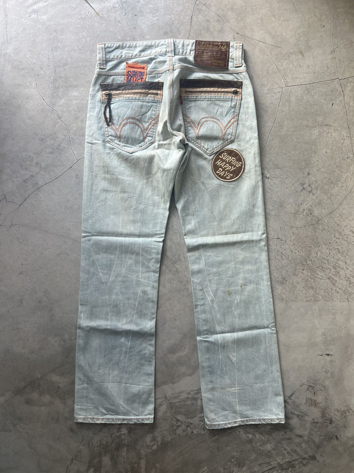 Vintage Edwin Blue Trip jeans W32 Actual 33x33.5