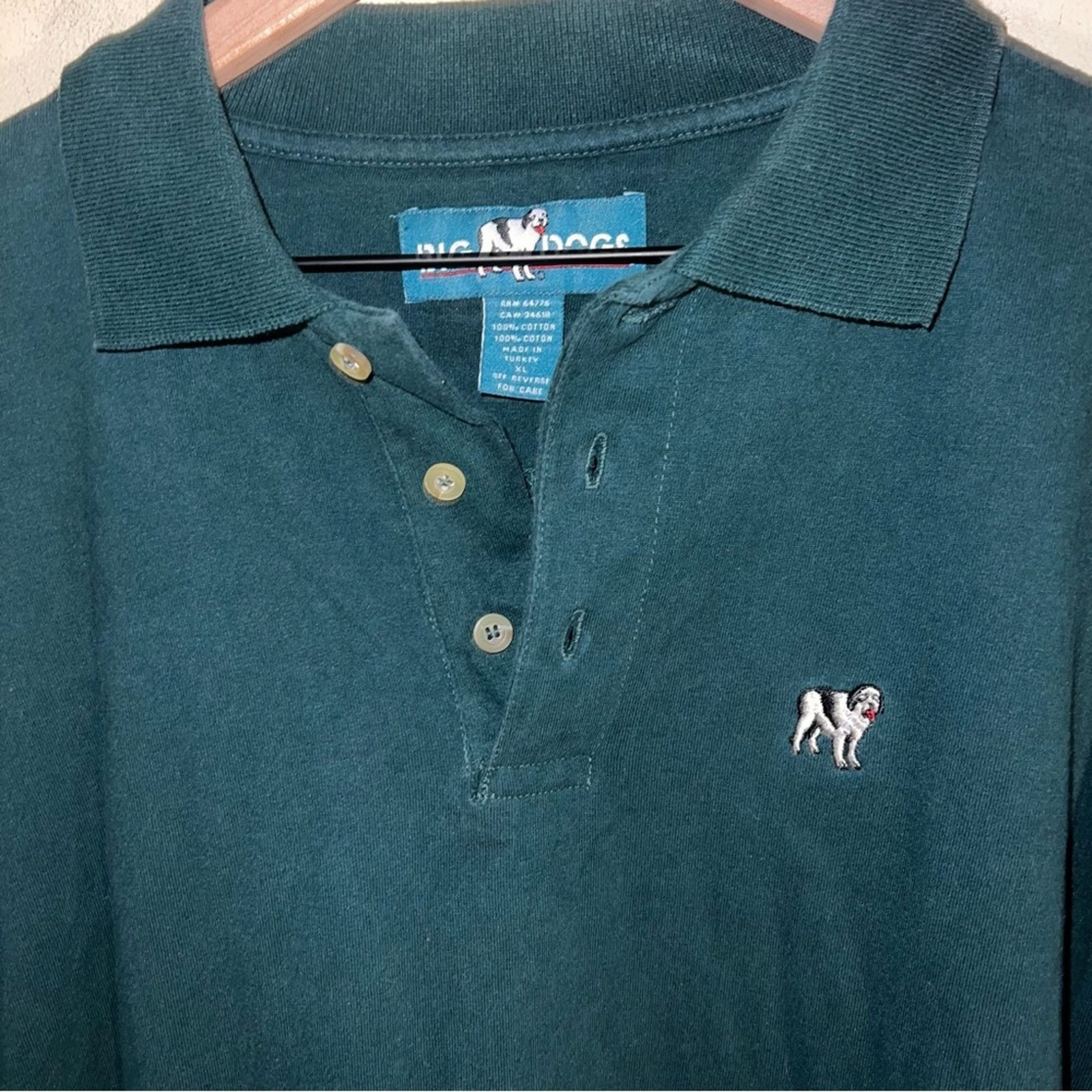 Big Dogs VINTAGE BIG DOGS rugby style embroidered logo long sleeve XL Size US XL / EU 56 / 4 - 3 Thumbnail