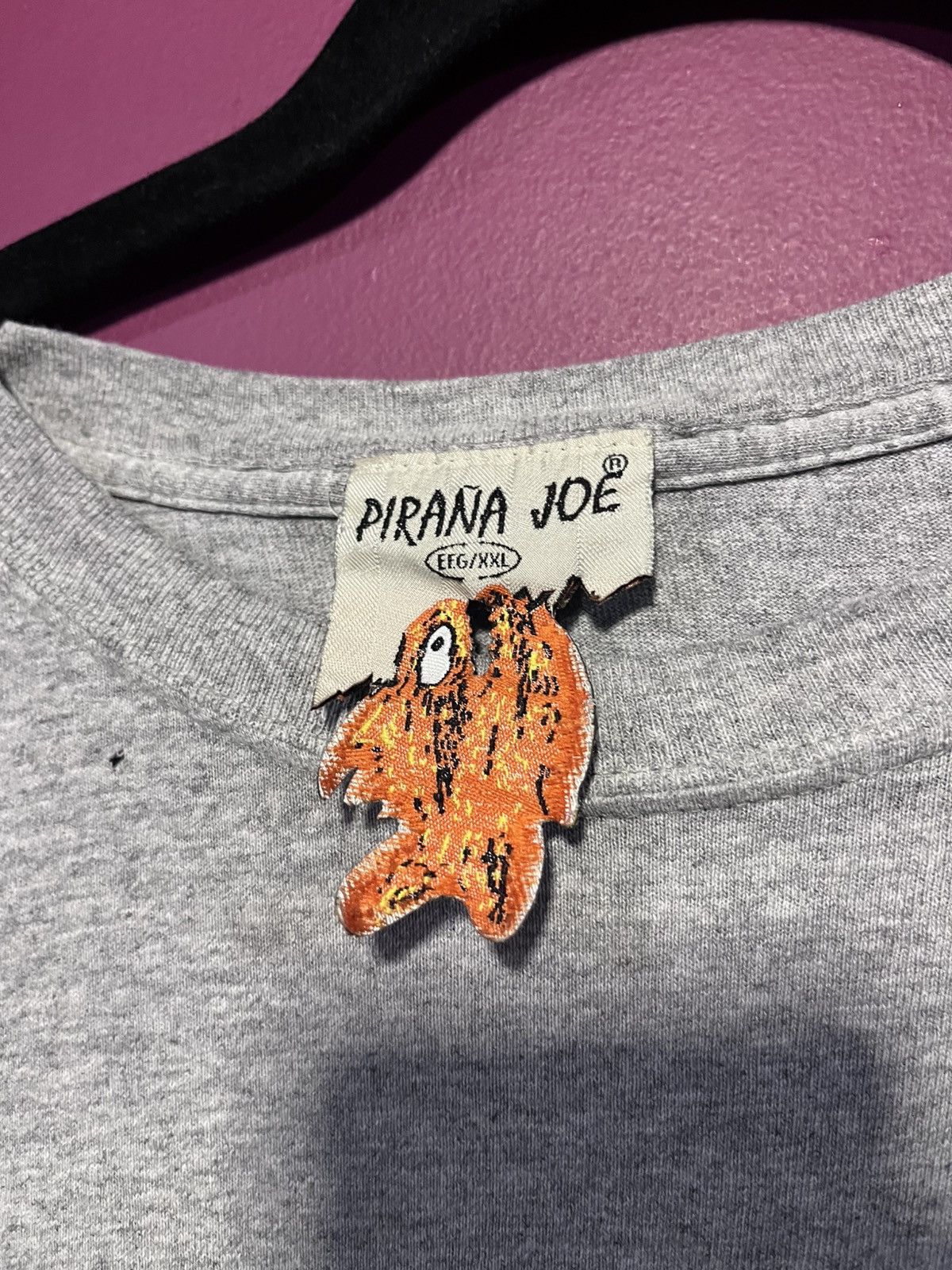 Neckface × Vintage Old pirana Joe shirt Size US XL / EU 56 / 4 - 5 Thumbnail