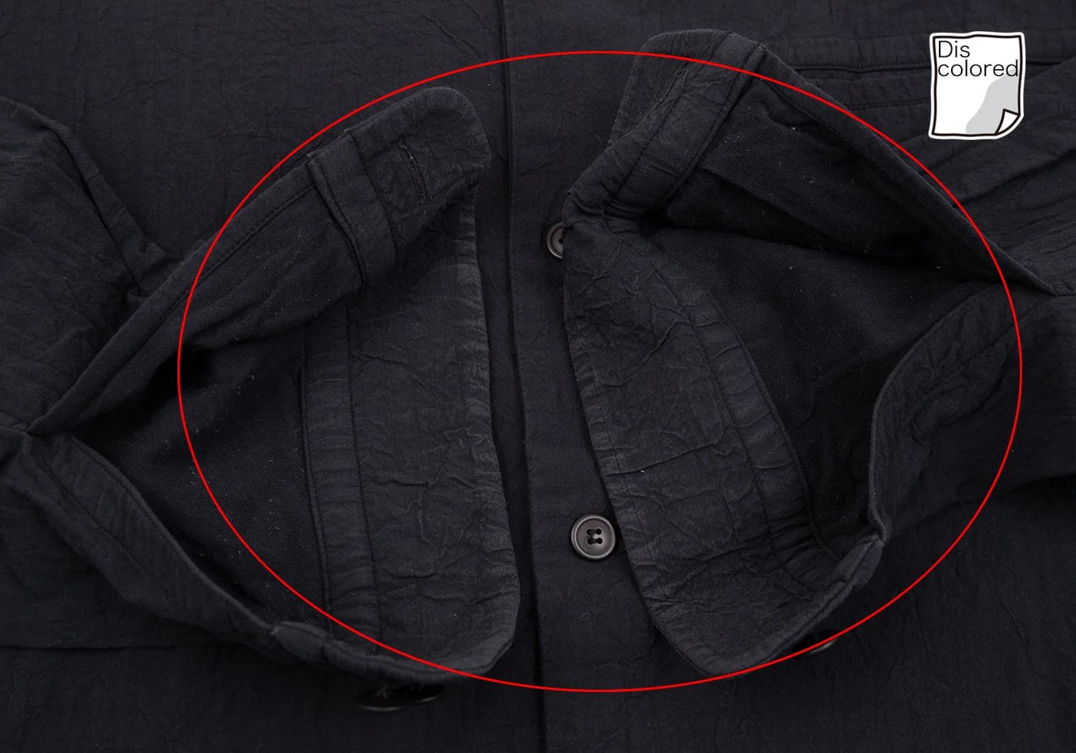 Issey Miyake Cotton Mao Collar Shirt in Navy, Size 3 Size US L / EU 52-54 / 3 - 9 Thumbnail