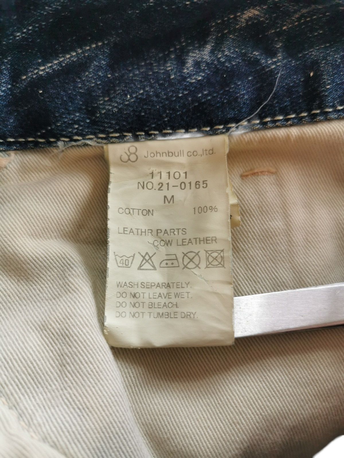 Johnbull Johnbull Distressed Faded Japanese Denim Size US 30 / EU 46 - 10 Thumbnail