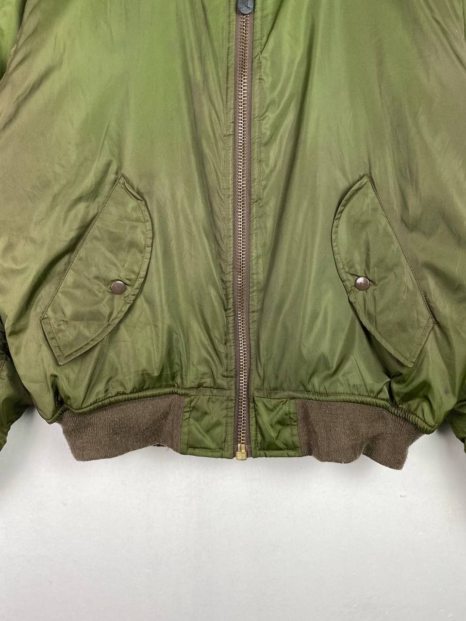 Vintage vintage ma-1 USAF reversible bomber jacket Size US L / EU 52-54 / 3 - 3 Thumbnail